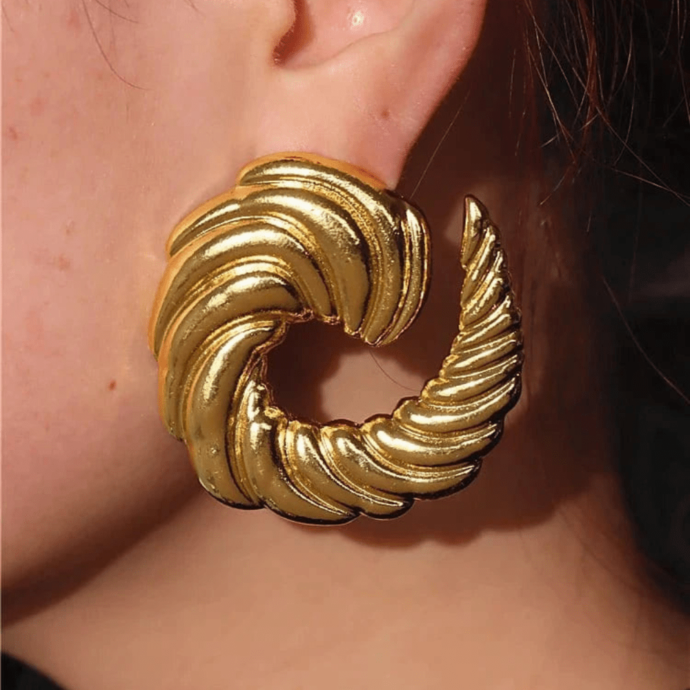 Big Croissant Earrings