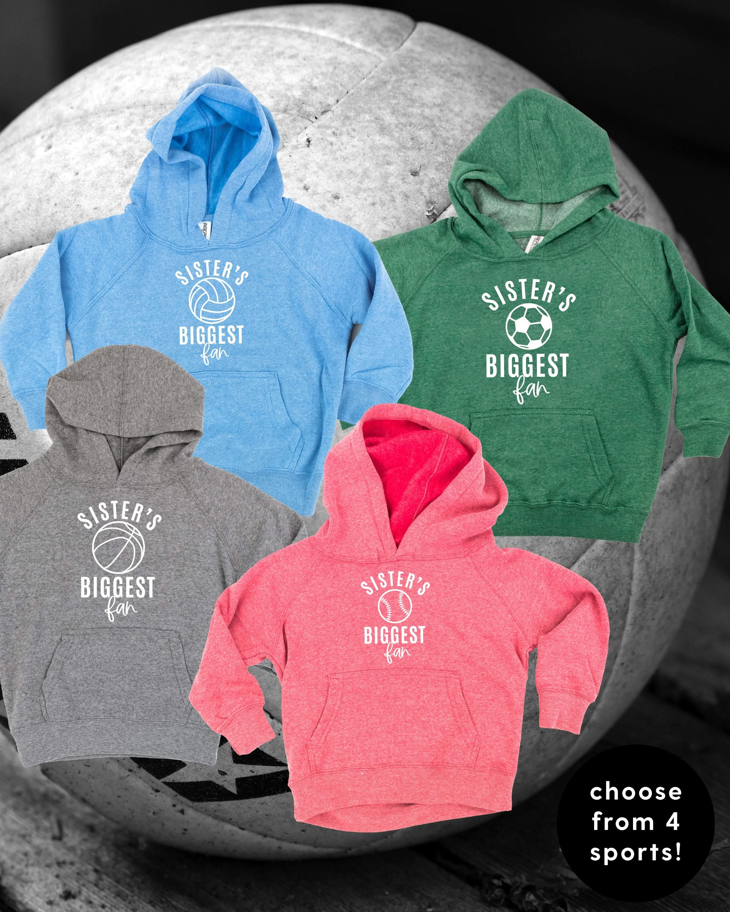 Sister&amp;#39;s Biggest Fan - (Choose your Sport) - Child Hoodie