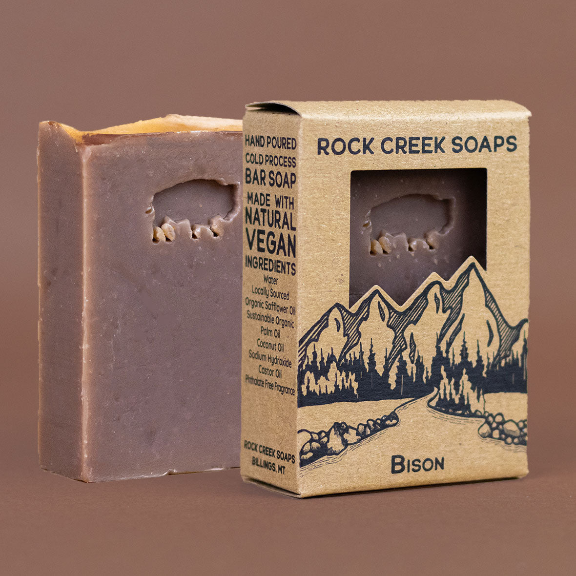 BISON SOAP | Black amber &amp;amp; lavender
