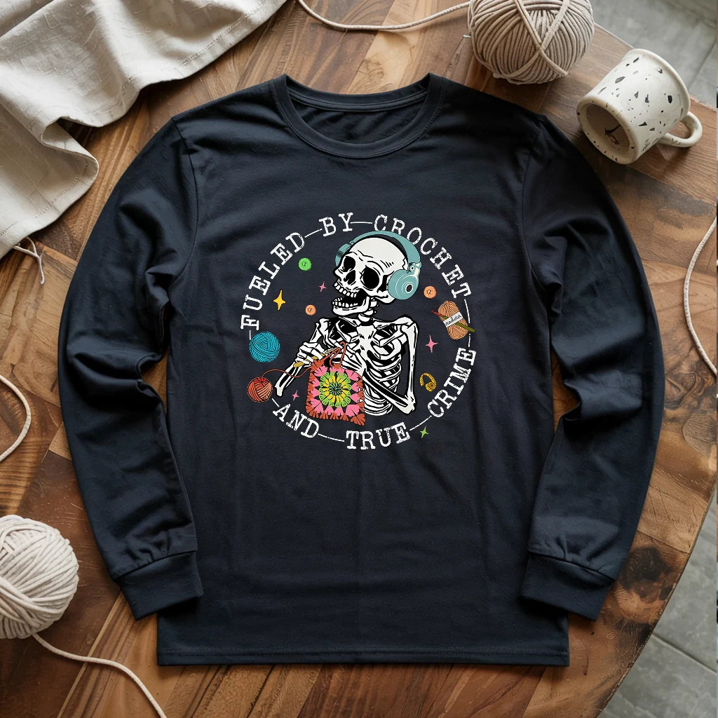 Crochet &amp;amp; True Crime Long Sleeve T-shirt