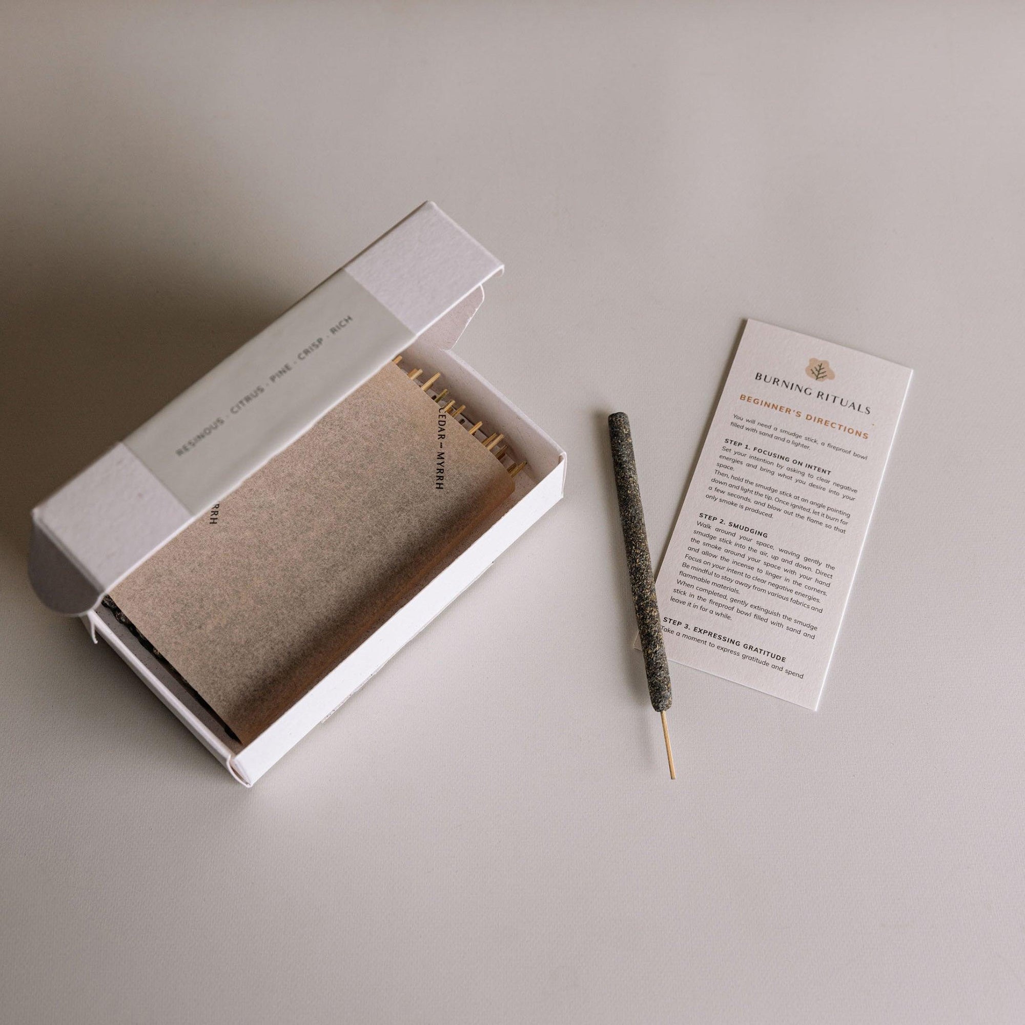 Black Copal Incense Sticks – 30 Mini Hand-Rolled Sticks from Peru (4.2&quot;)