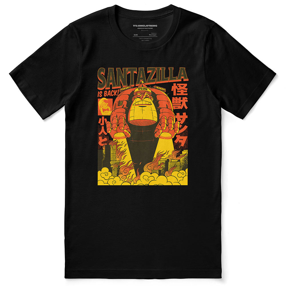 Santazilla Christmas T-Shirt
