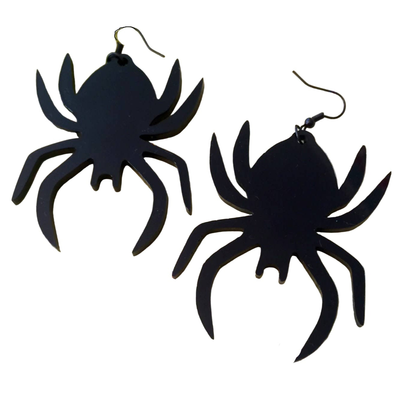 Big Acrylic Spider Earrings