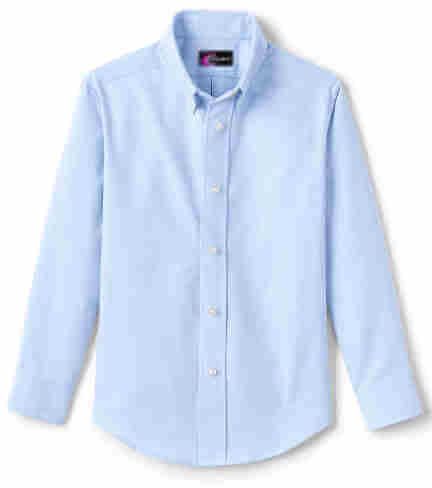 Men&#39;s Long Sleeve Oxford Shirt - Big Size