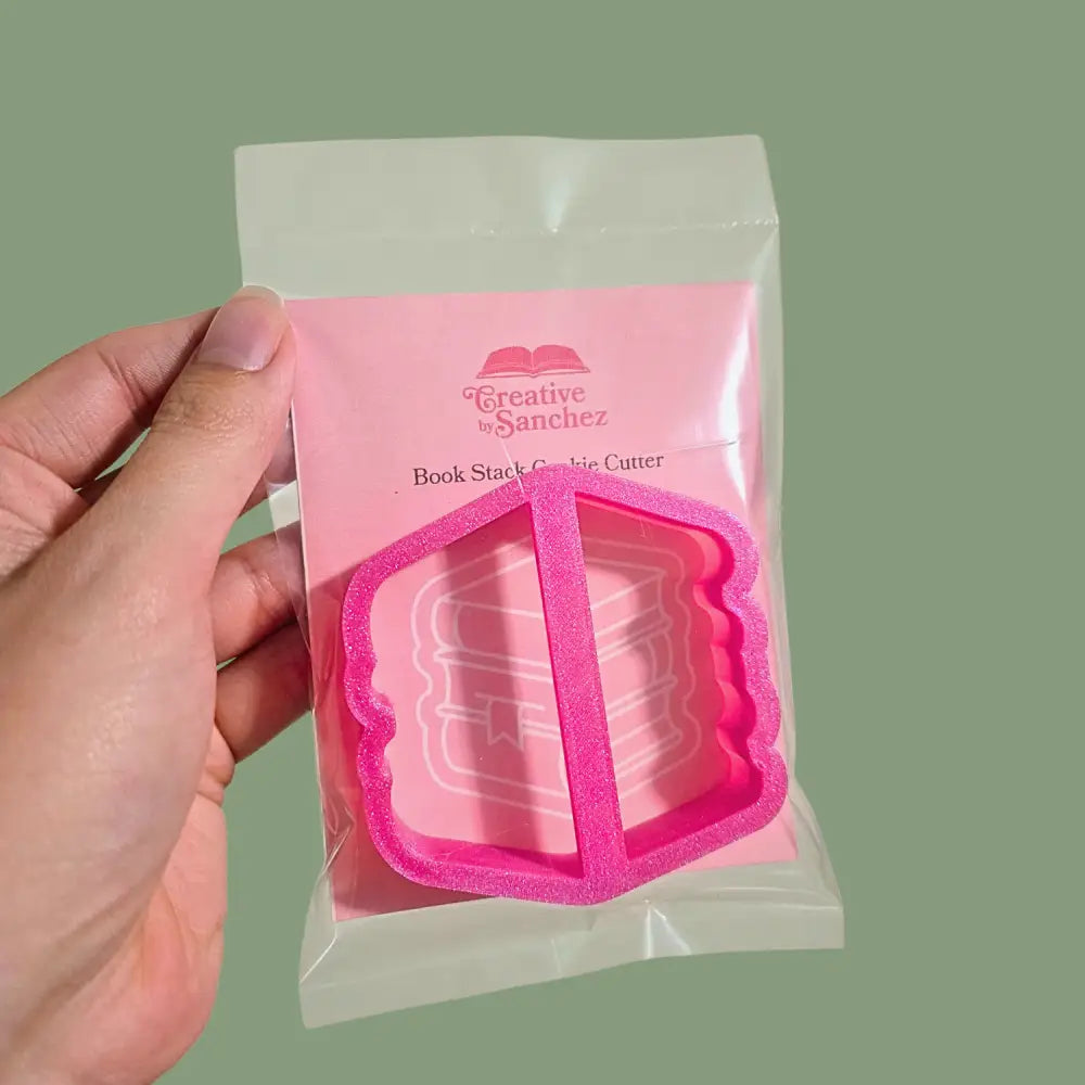 Book Stack Cookie Cutter