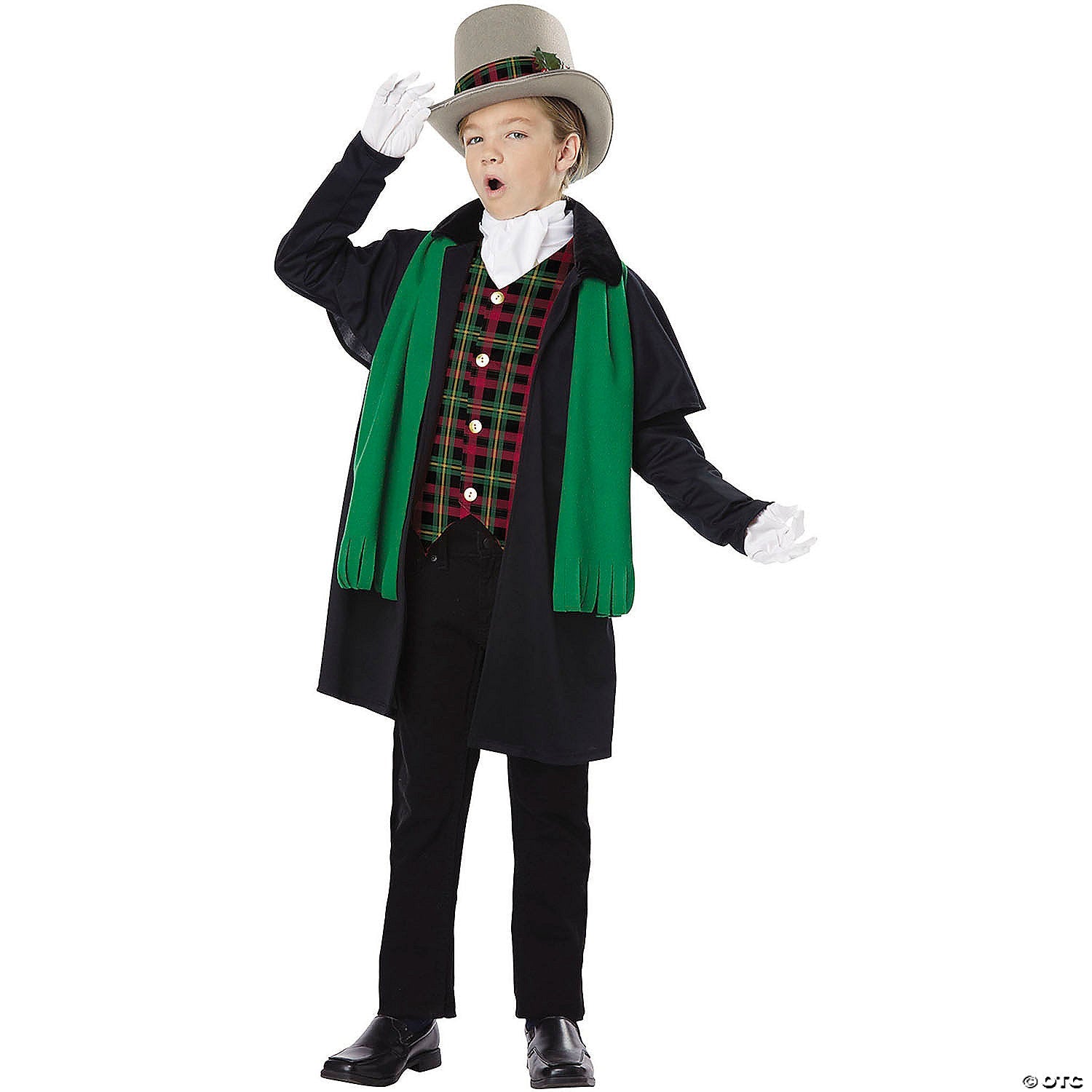 Boy&amp;#39;s Holiday Caroler Costume Small 6-8