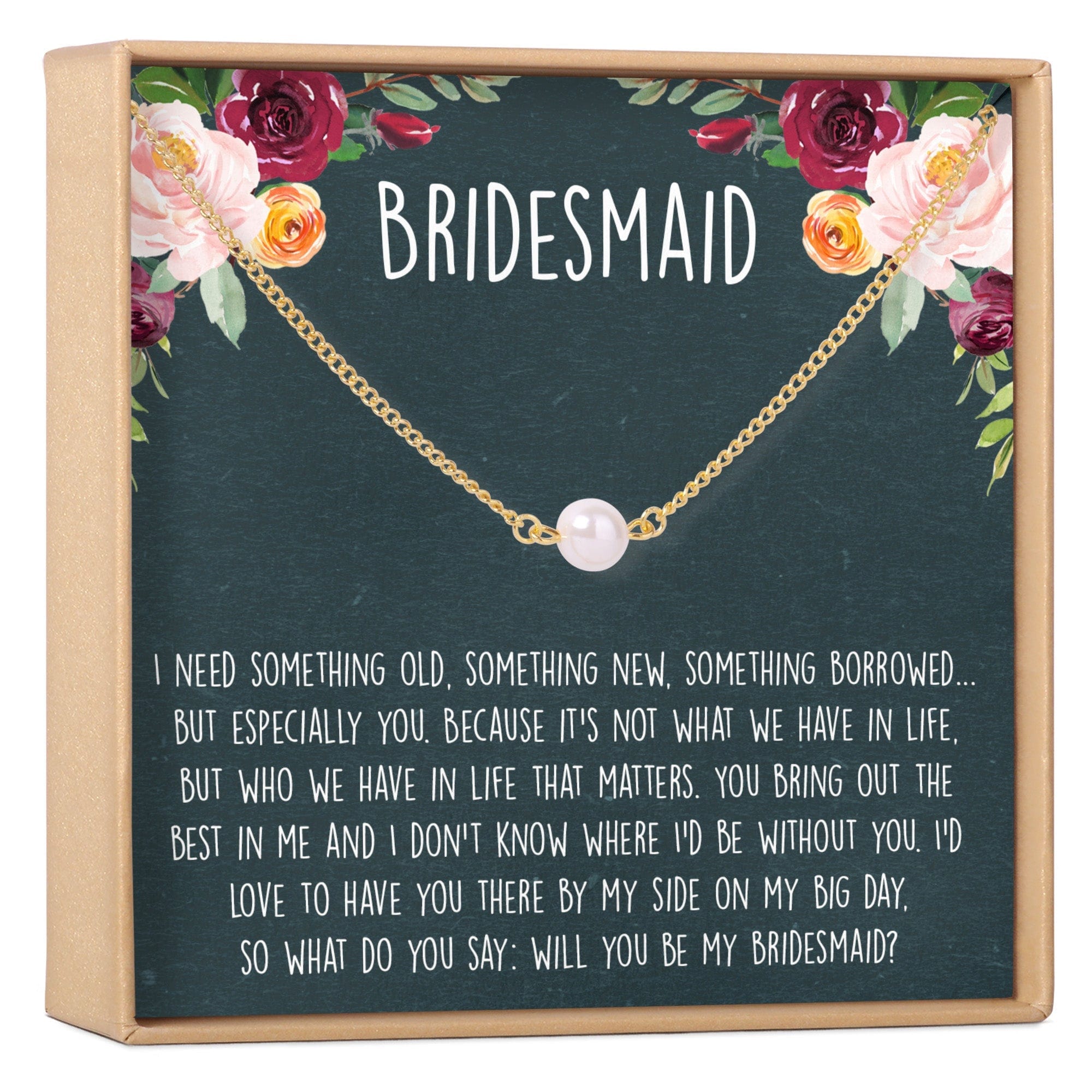 BRIDESMAIDS NECKLACE, MULTIPLE STYLES