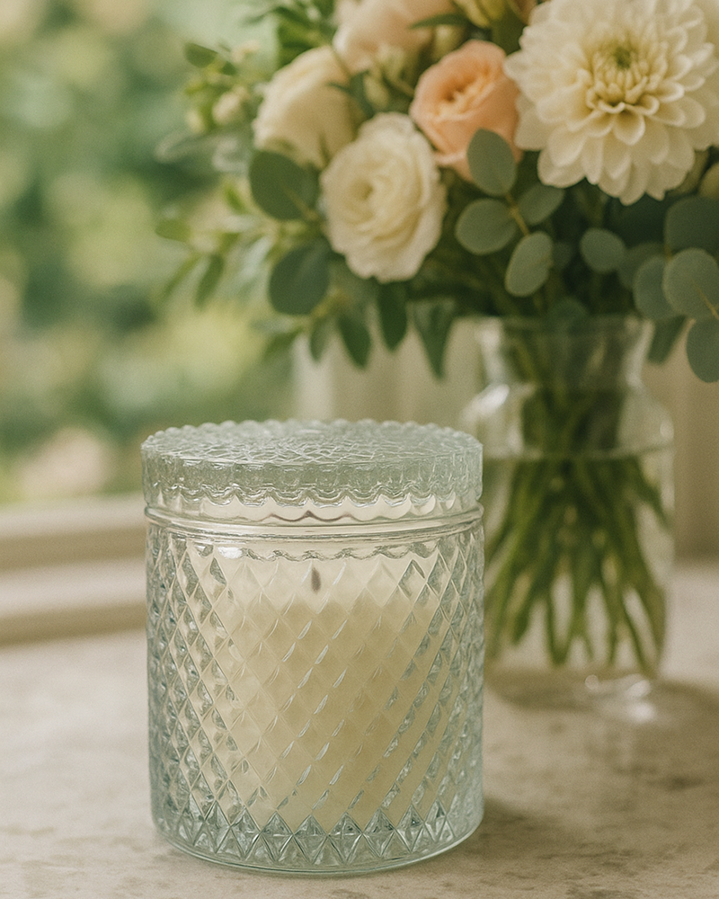 15oz brilliant candle vessel &amp;amp; lid