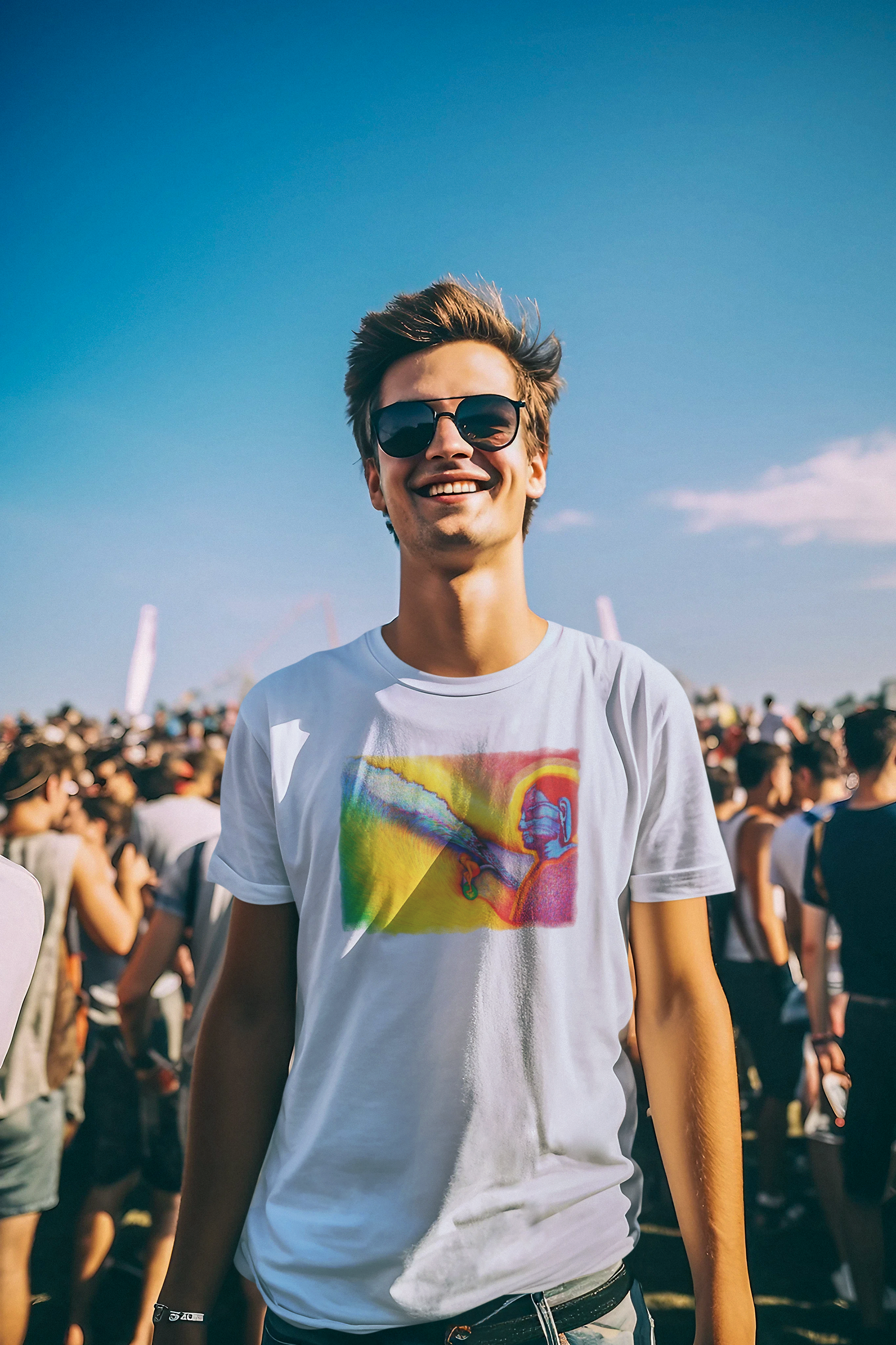 Surf is My Buddha Tablet Print Unisex Ultra Cotton Tee