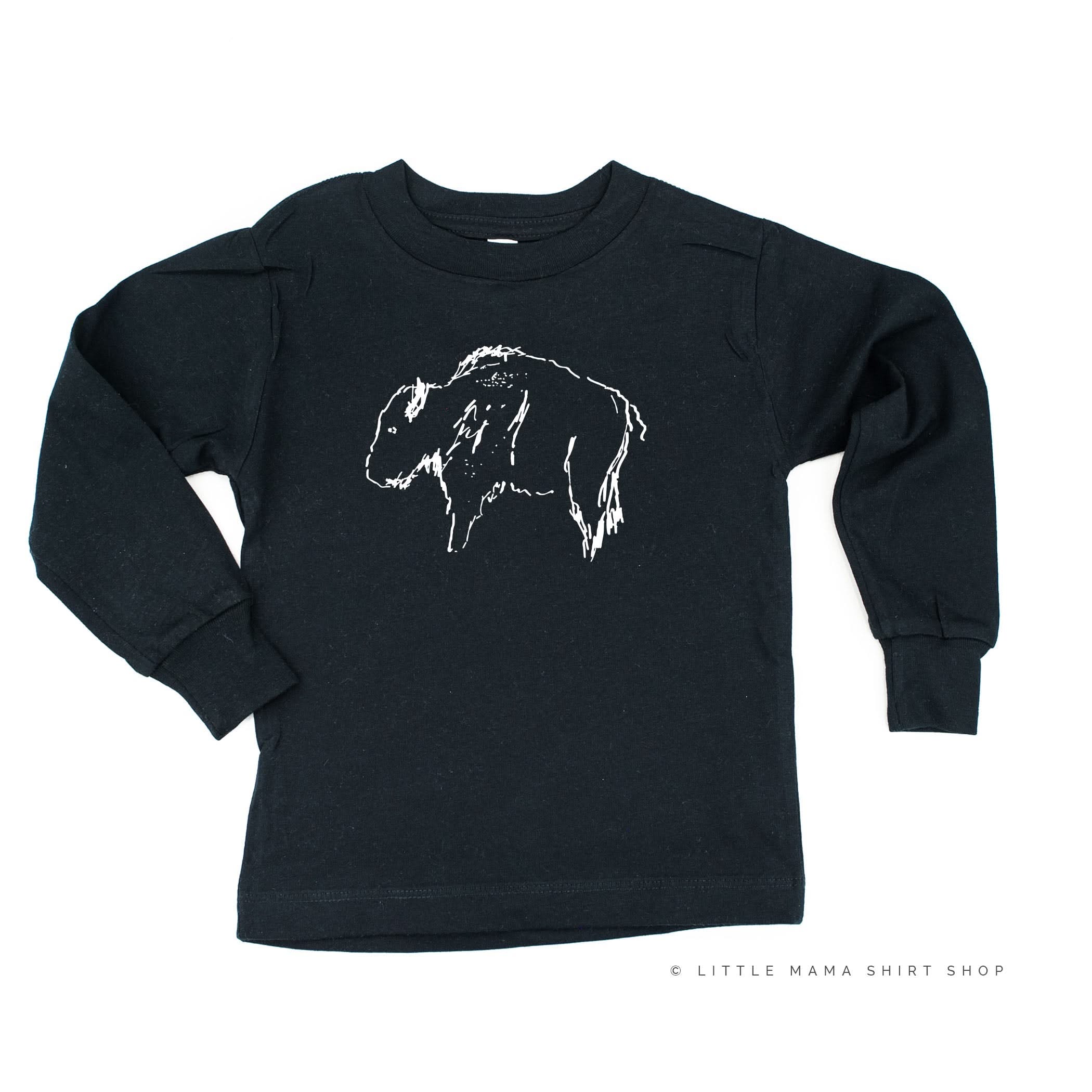 Buffalo - Hand Drawn - Child Long Sleeve Tee