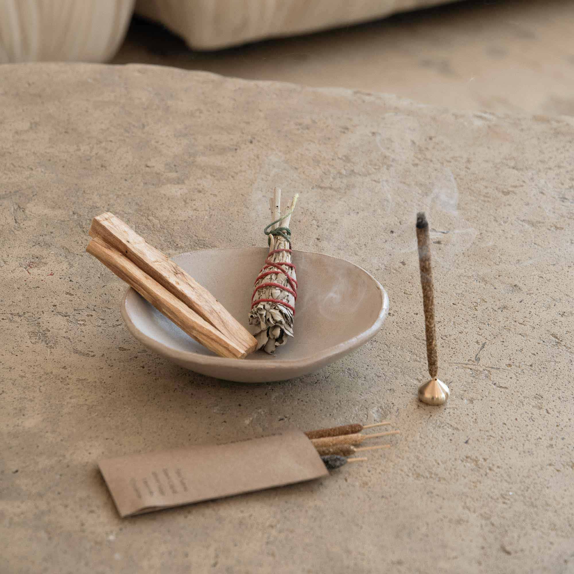 Sacred Burning Ritual Kit - Incense, Palo Santo &amp; Sage