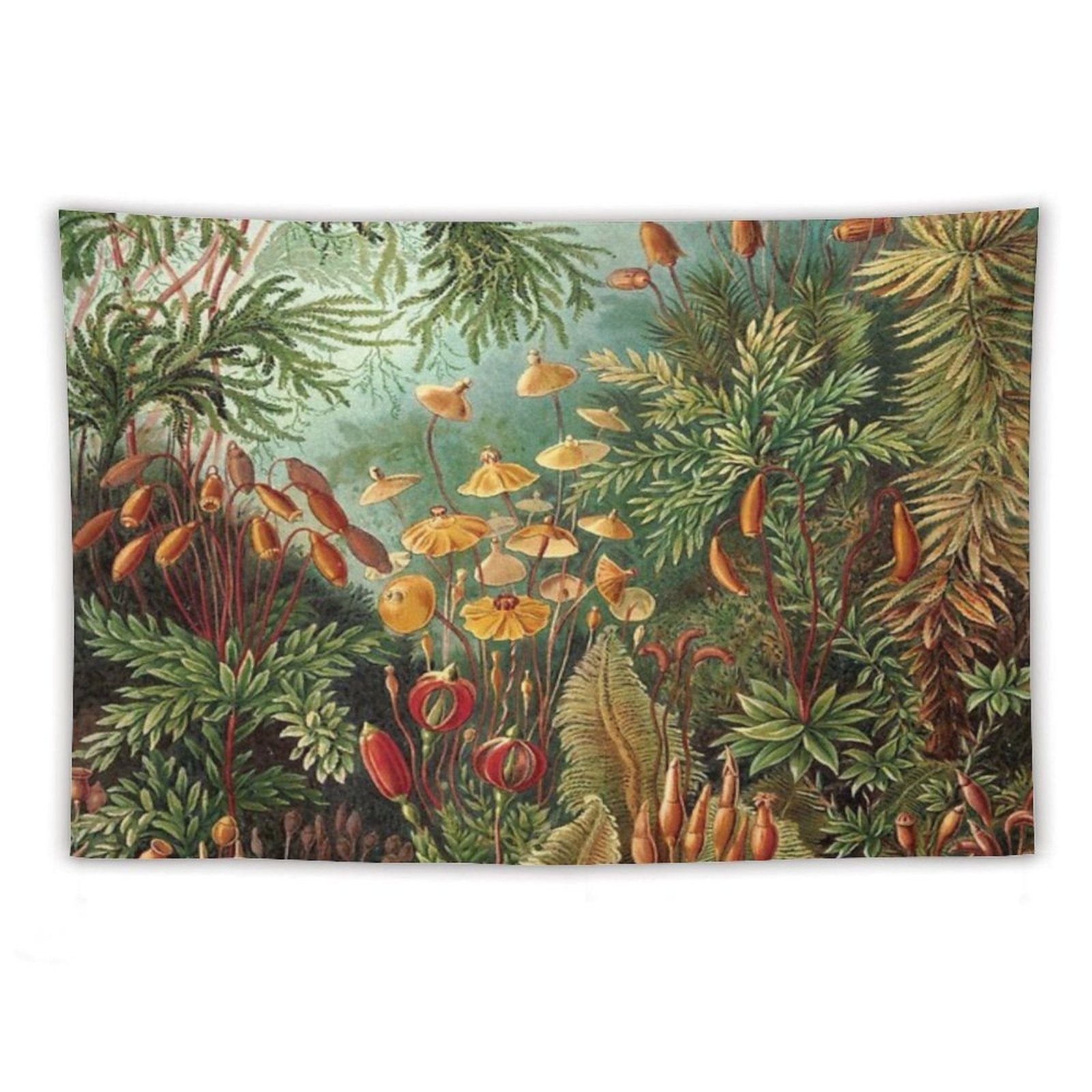 Vintage Plants Decorative Nature Painting Illustration Artwork Tapestry
