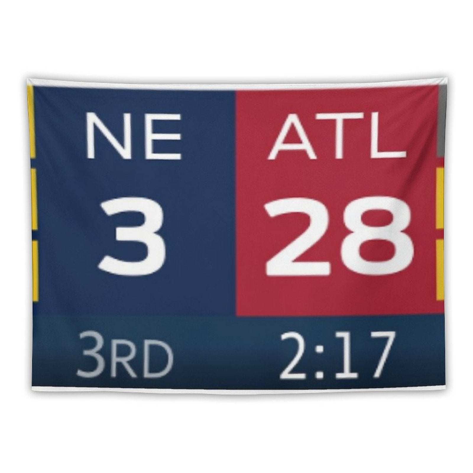 28-3 Patriots-Falcons Tapestry