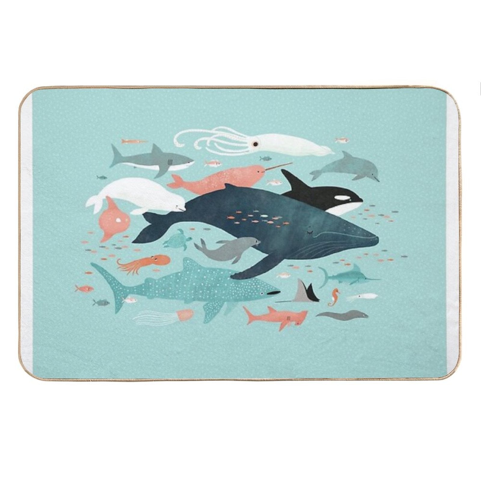 Under The Sea Menagerie Bath Mat