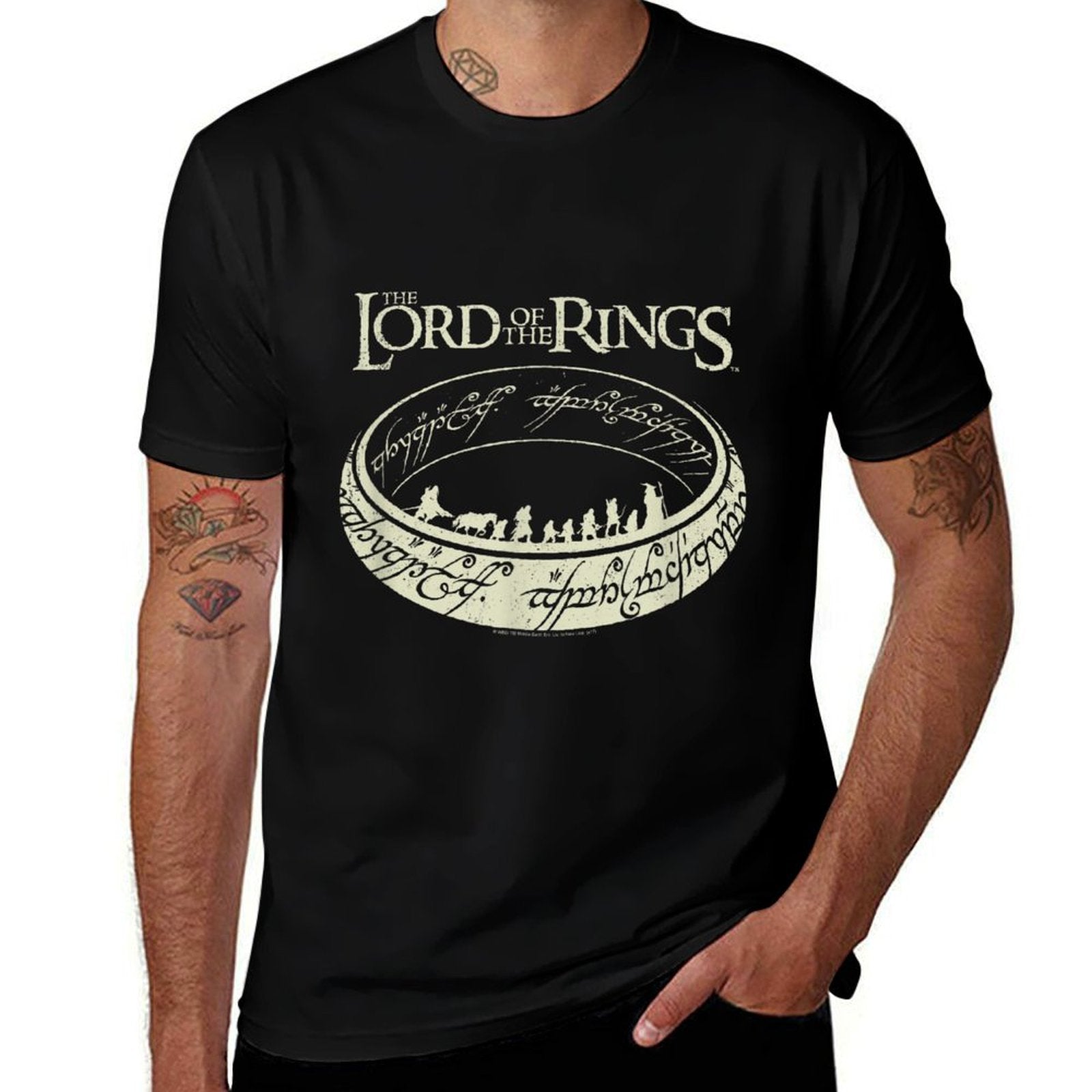 The Lord of The Rings The Journey Ring  Wrinkle-resistant T-Shirt