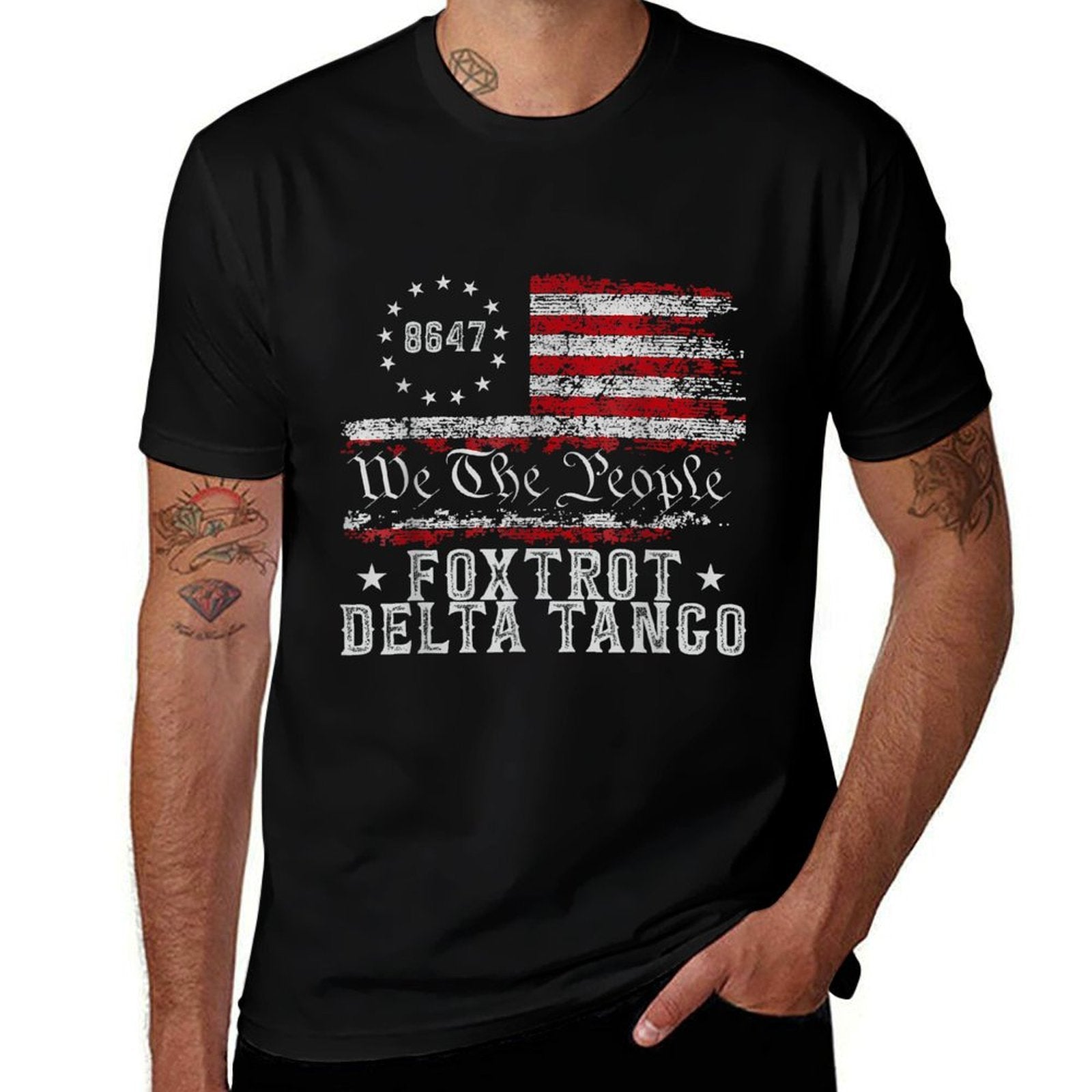8647 Anti Trump Foxtrots Deltas Tangos Impeach 47 86 47  Affordable Price T-Shirt