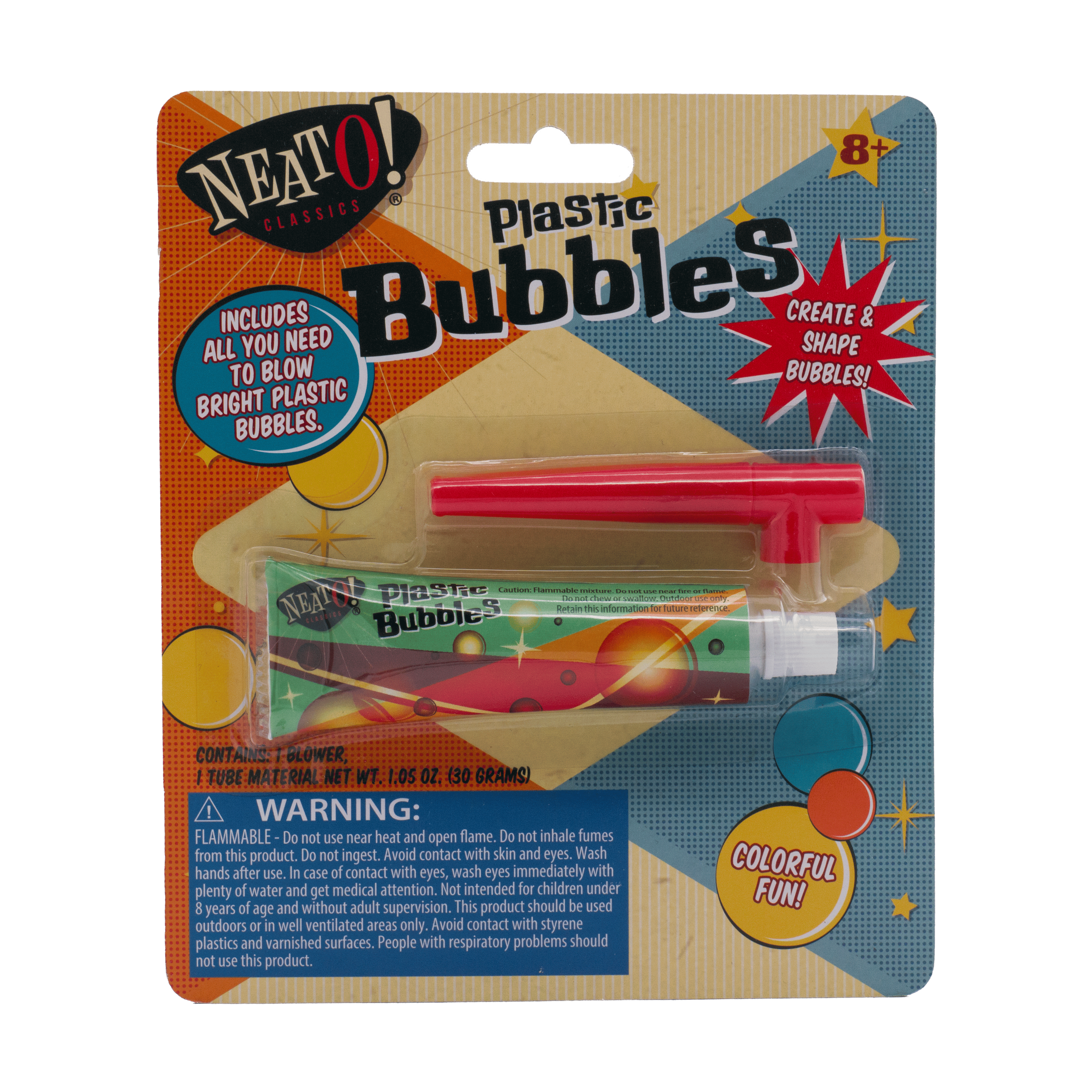 Neato! Plastic Bubbles Retro Classic