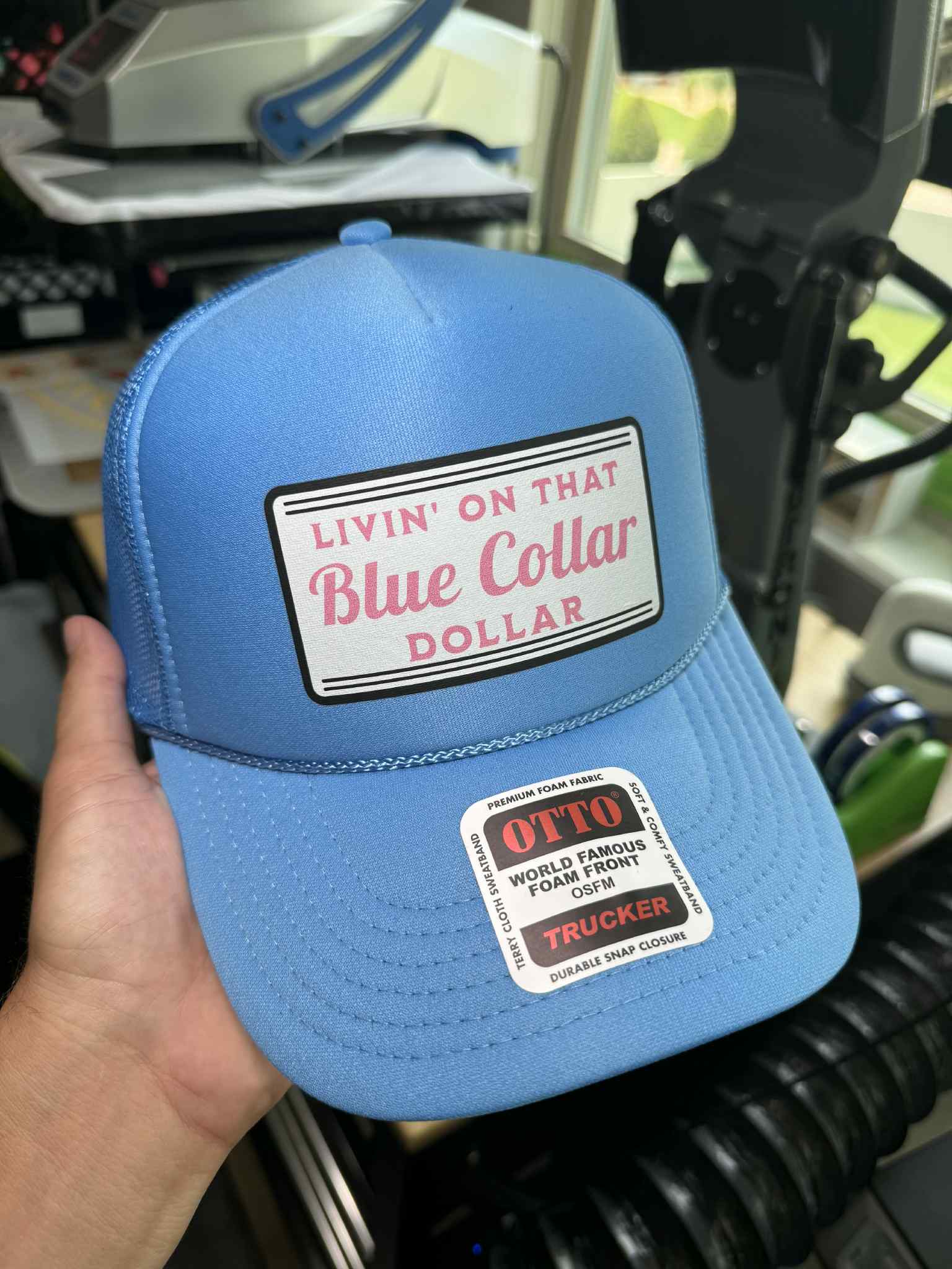 Blue Collar Dollar Trucker