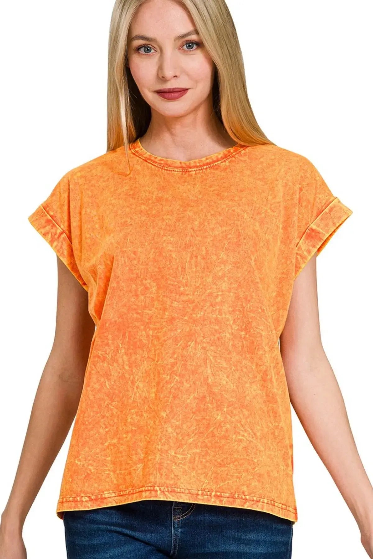 Crinkle Tee Women&amp;#39;s Casual Top USA Shipped T-Shirt Soft &amp;amp; Comfy