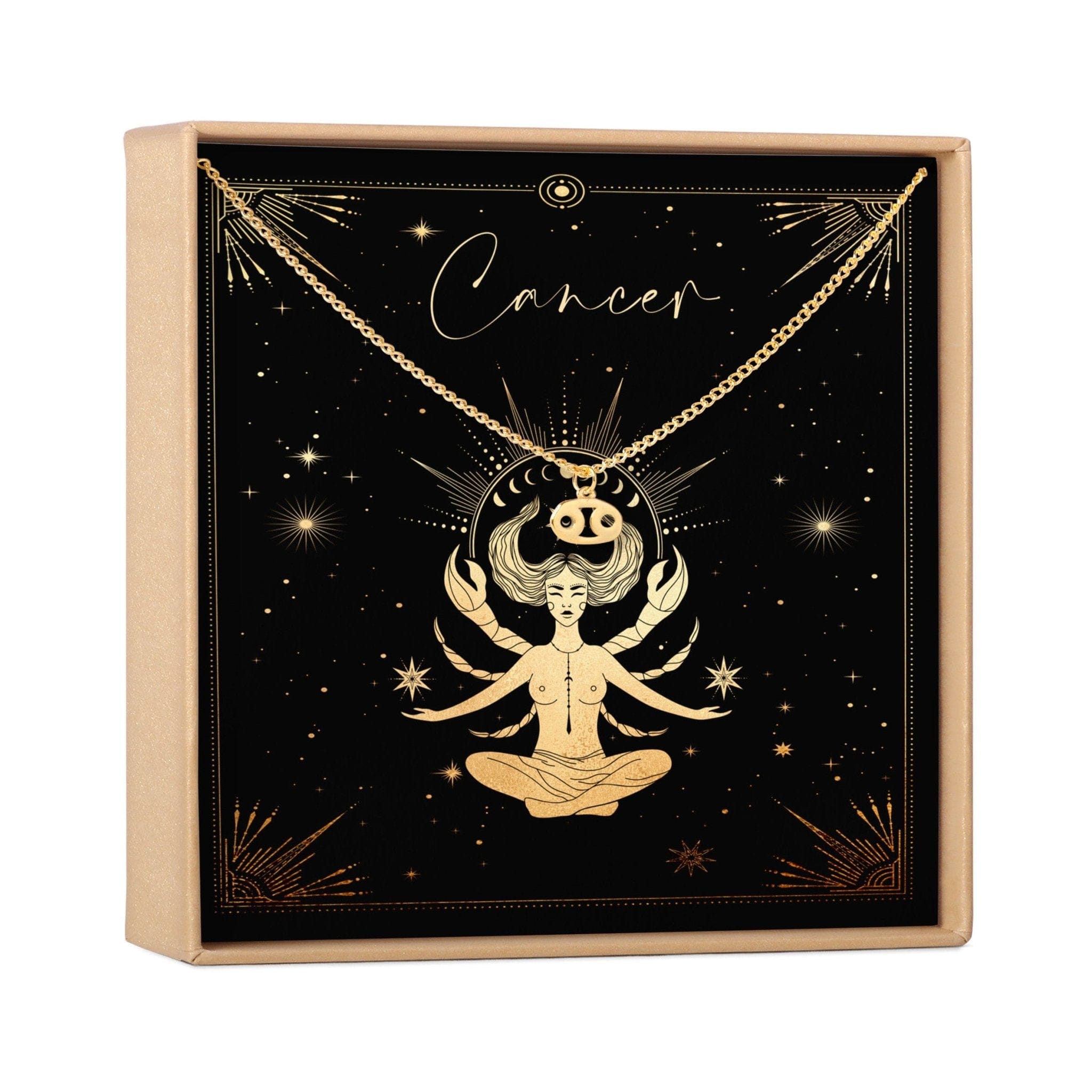 CANCER ZODIAC DEITY NECKLACE