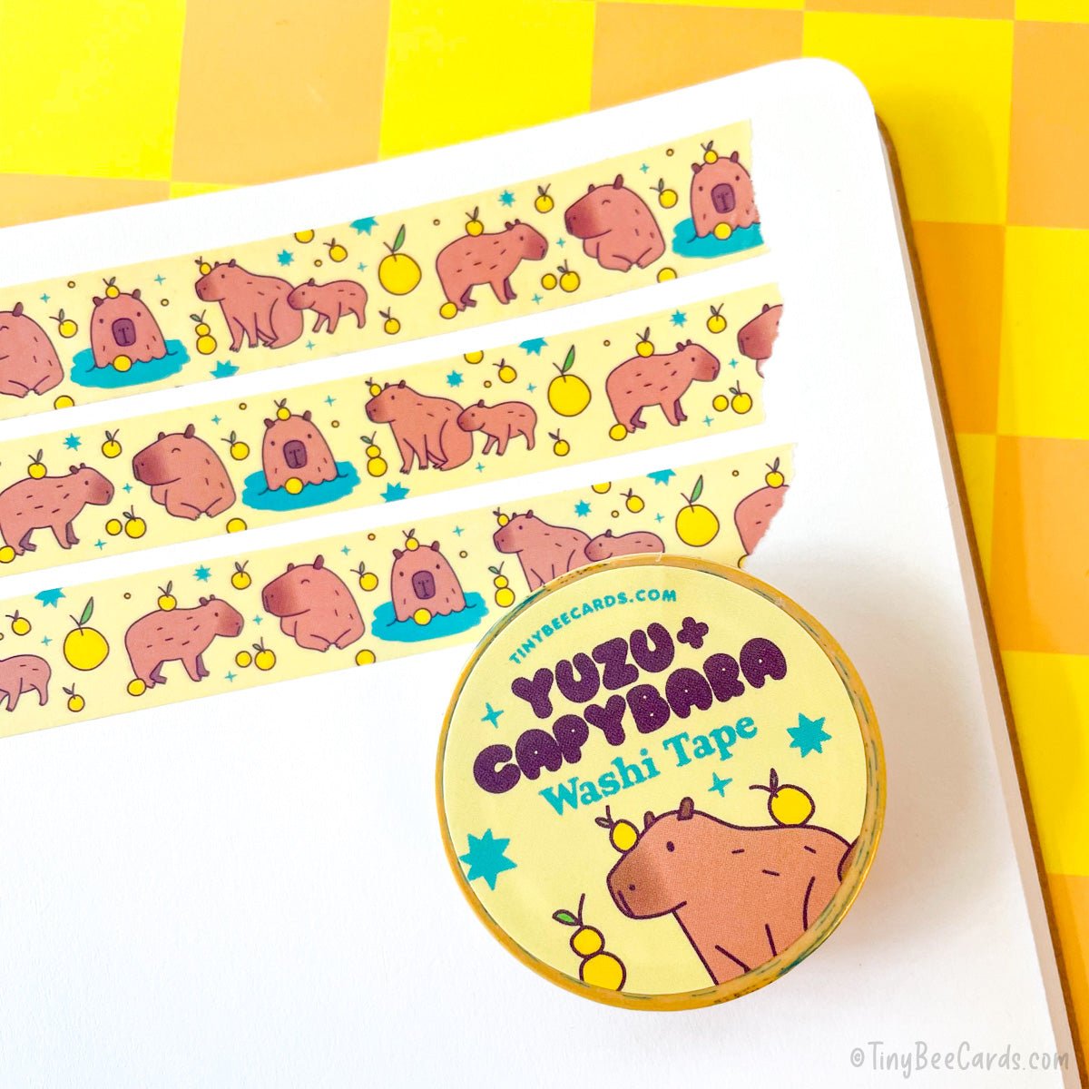 Capybara &amp;amp; Yuzu Washi Tape