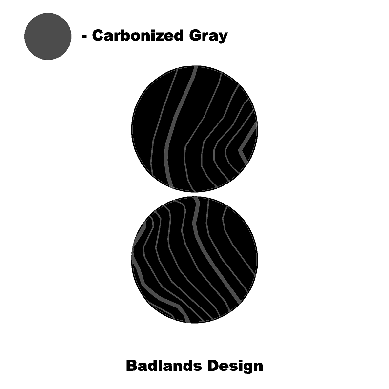 Topo Cup Holder Inserts (Printed Series + Acrylic) - 2021+ Bronco