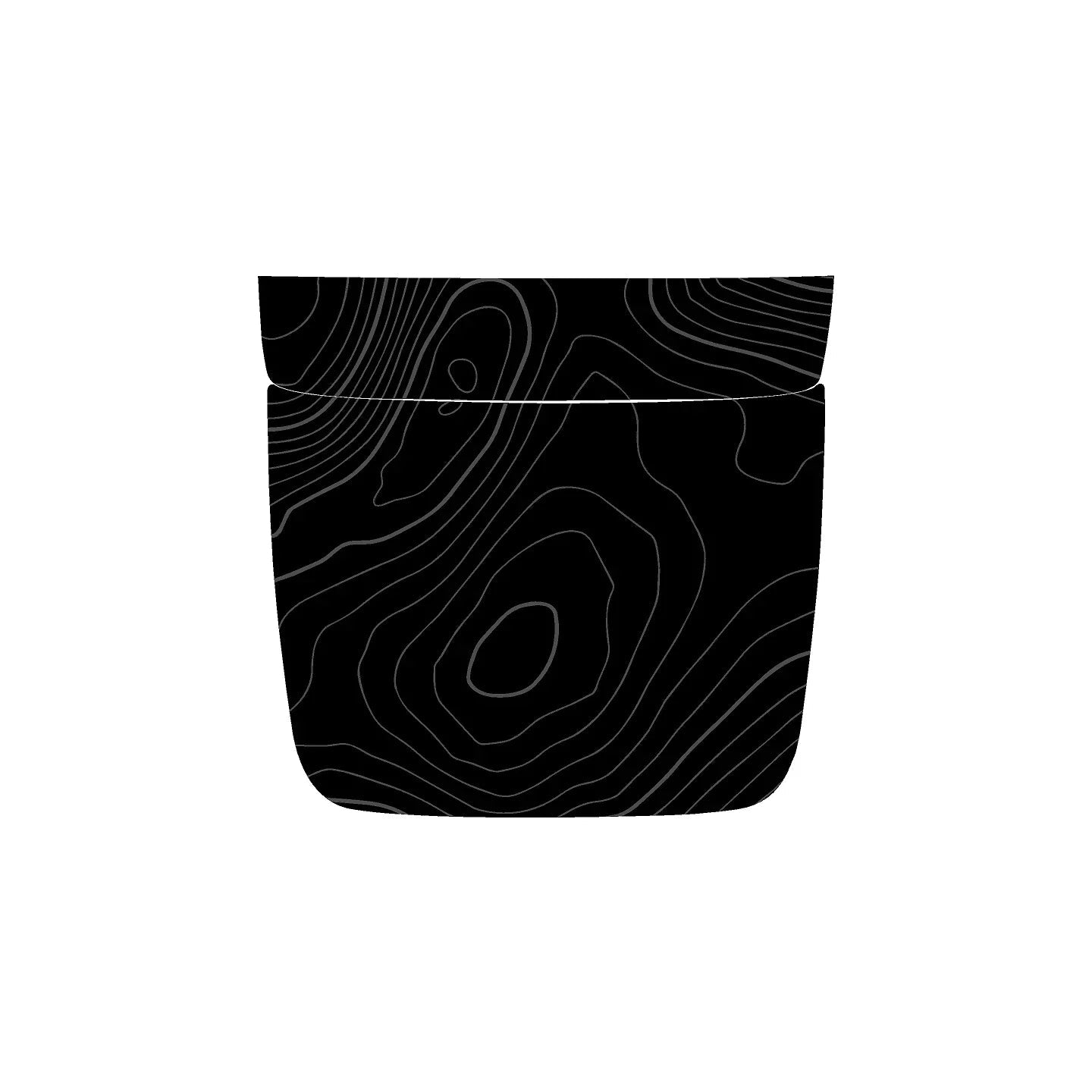 Topographic Rear Center Console Panel Protection - 2024+ Land Cruiser