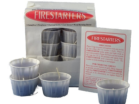 Fire Starters for the grill, fireplace, campfire or woodstove made with recycled materials