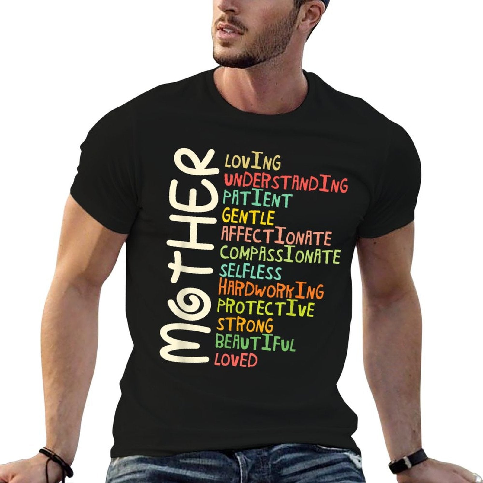 MOTHER Meaning Shirt I Love Mom Mothers Day T-Shirt
