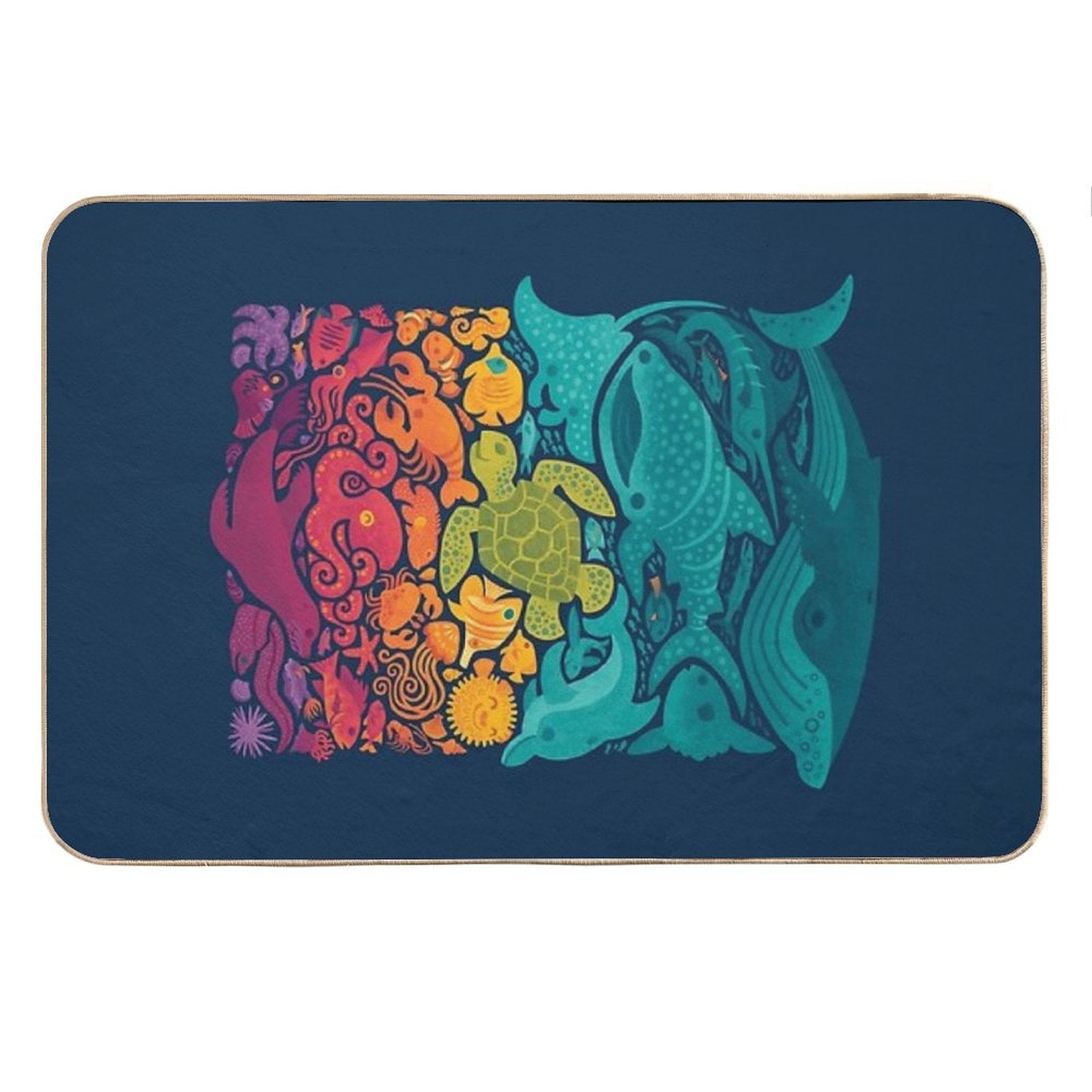 Aquatic Spectrum Bath Mat