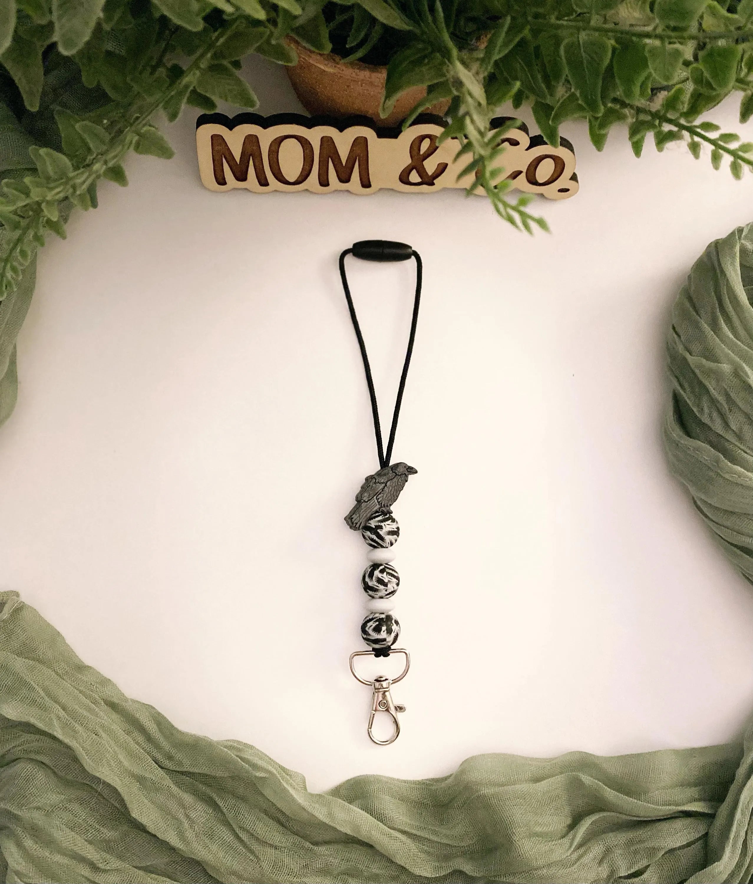 Raven Car Freshie Hanger