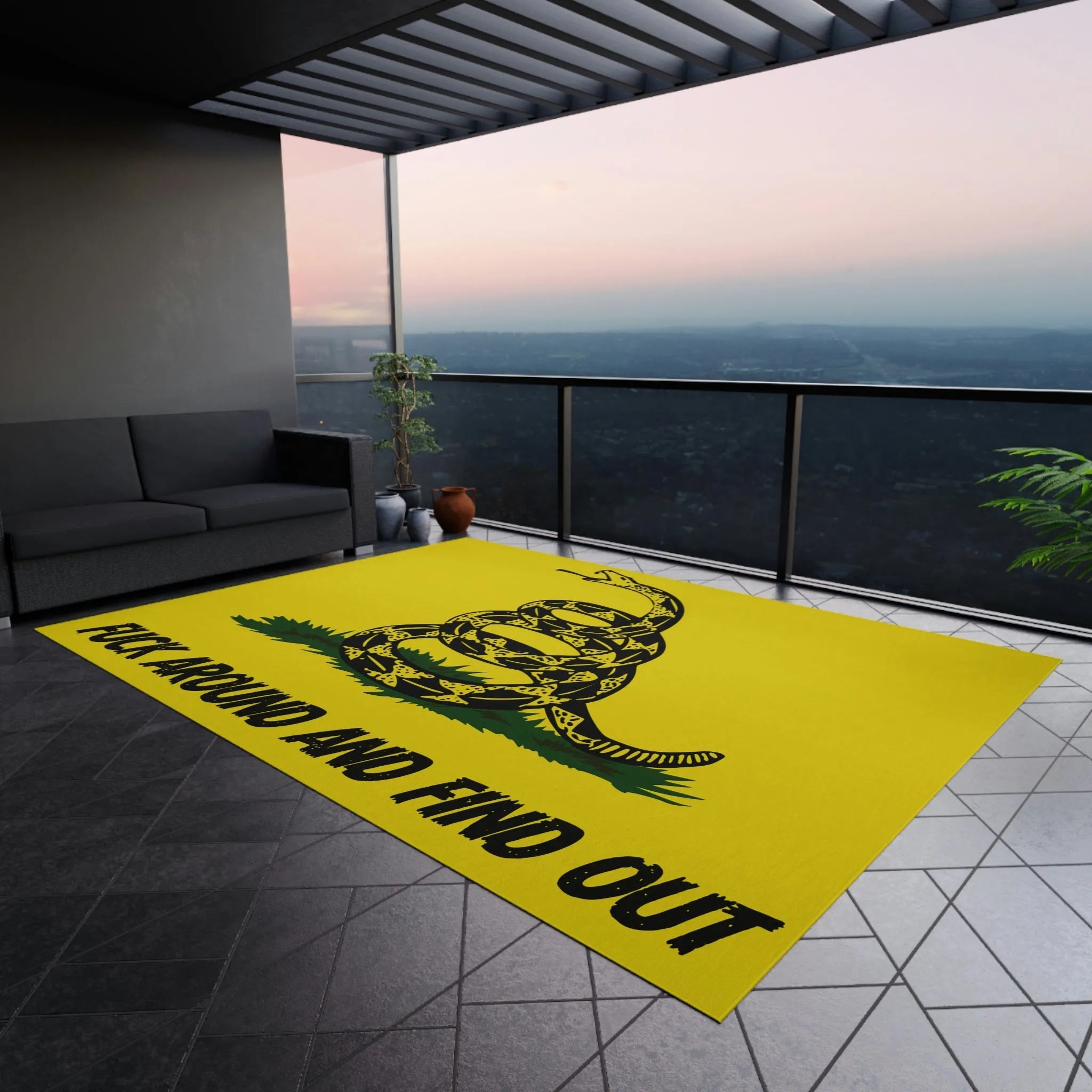 &amp;quot;Eff Around and Find Out&amp;quot; Outdoor Mat