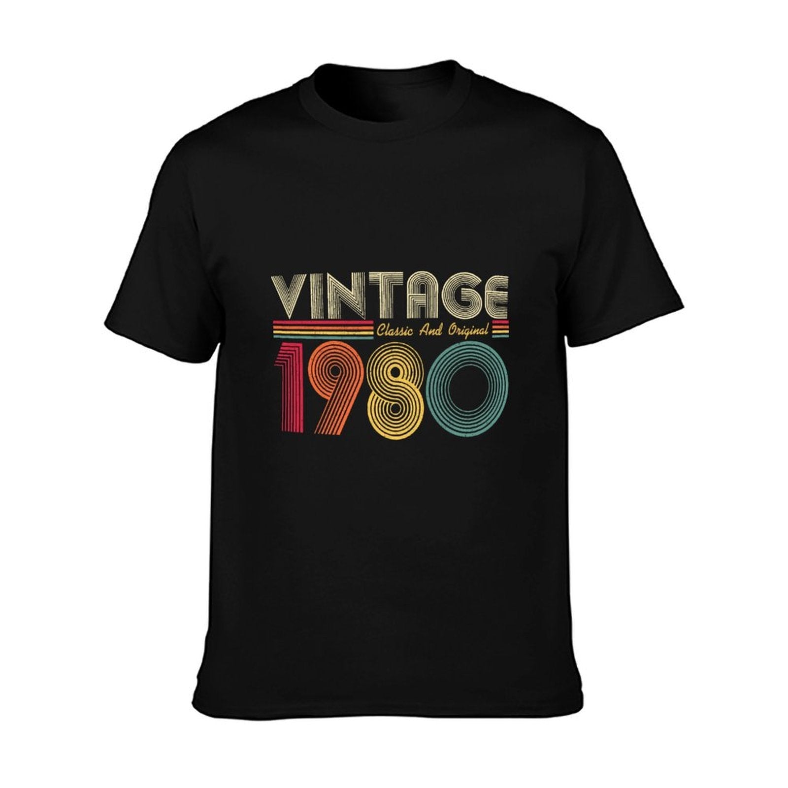 1980 40th Birthday Gift Vintage Retro Men Women 40 Years Old  Classic T-Shirt