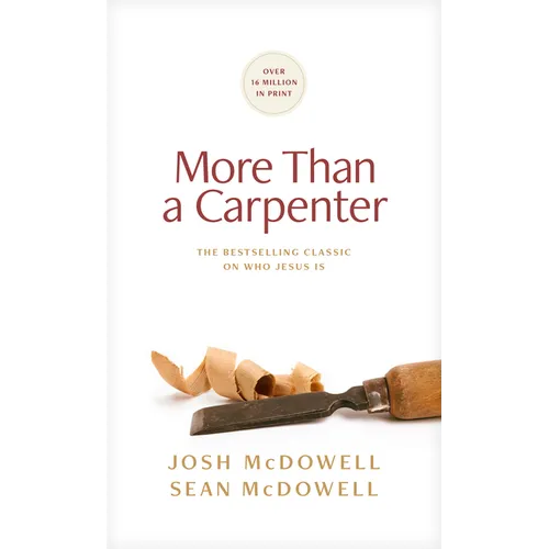 More Than a Carpenter - Paperback