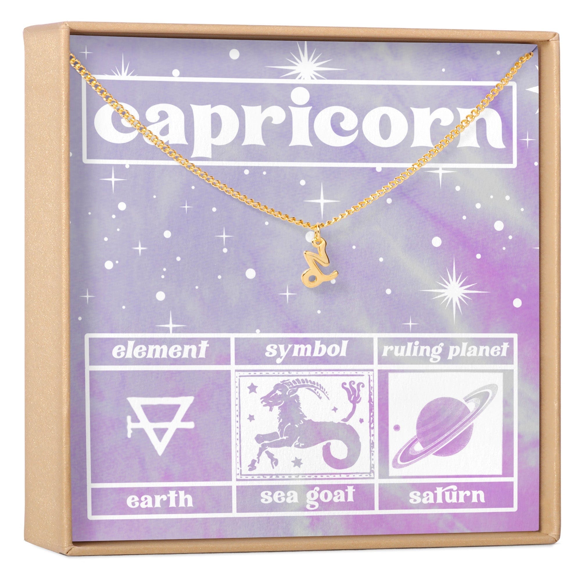 CELESTIAL CAPRICORN ZODIAC NECKLACE