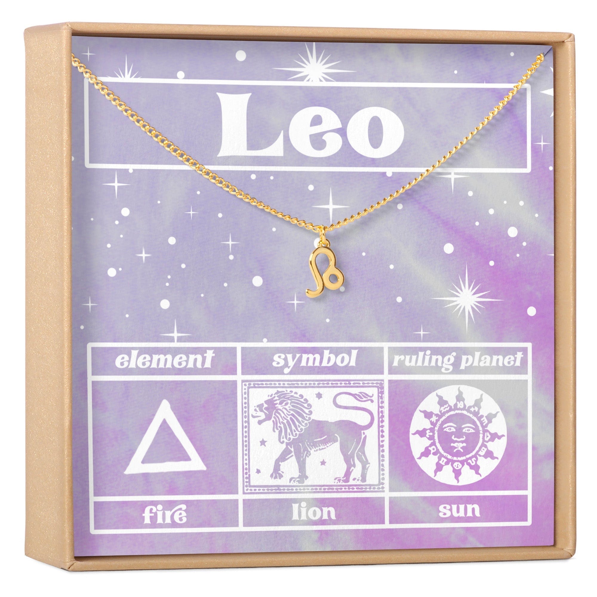 CELESTIAL LEO ZODIAC NECKLACE