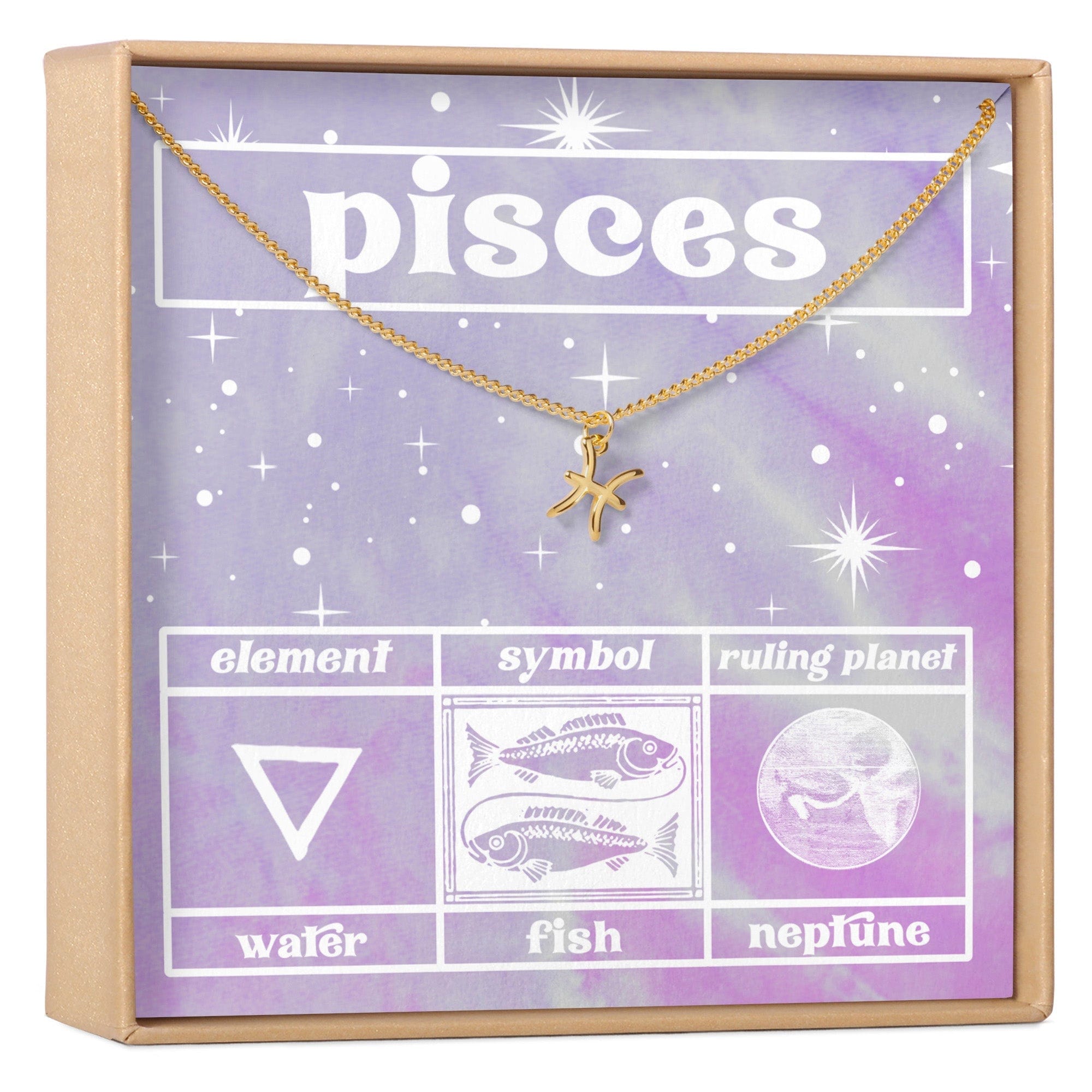 CELESTIAL PISCES ZODIAC NECKLACE