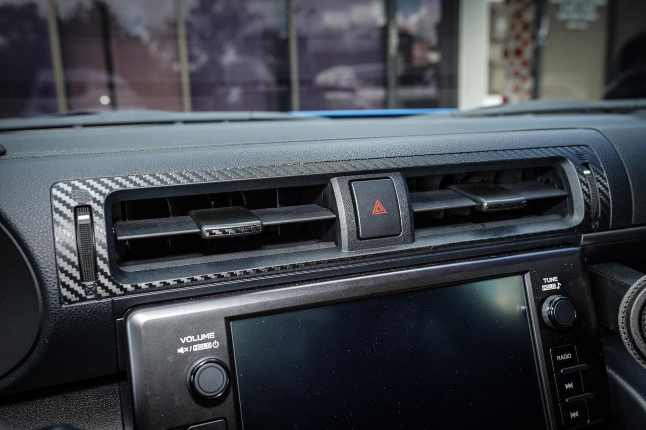 Center AC Vent Trim 3D Carbon Overlays - 2022+ BRZ / GR86