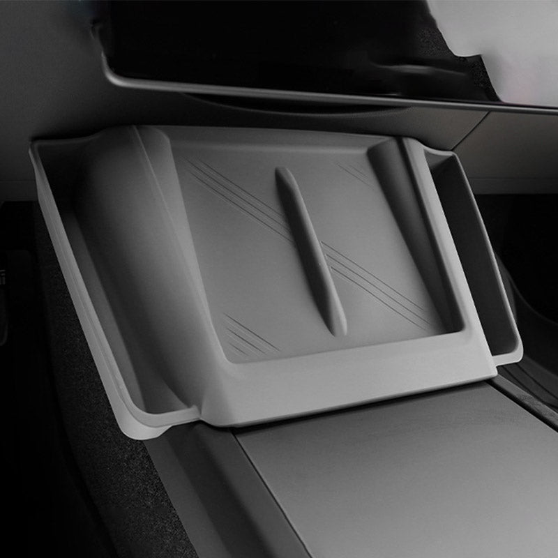 Center Console Wireless Charging Pad with Side Pockets For Tesla Model 3 Highland &amp;amp; Model Y Juniper
