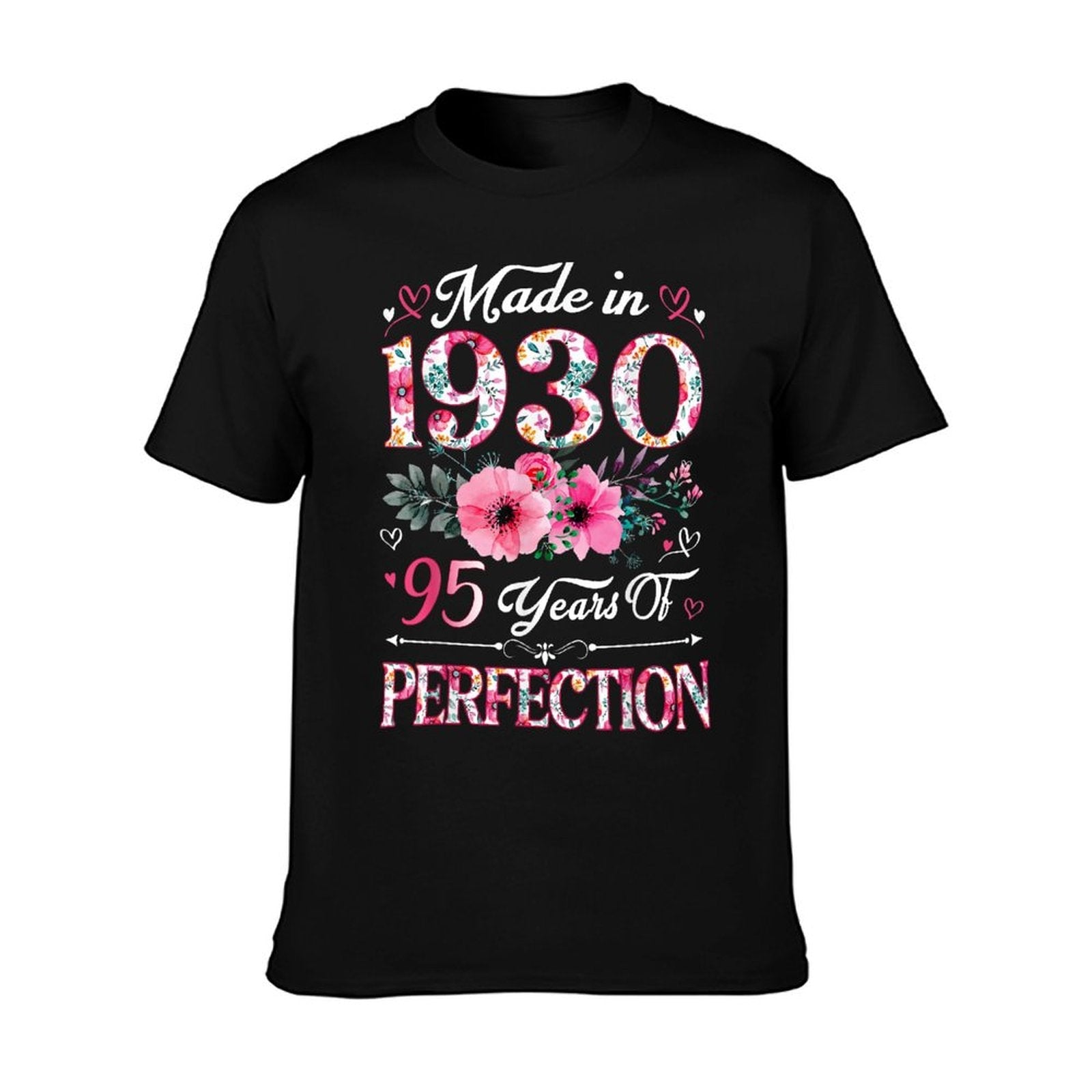 95 Year Old Made In 1930 Floral 95th Birthday Women T-Shirt