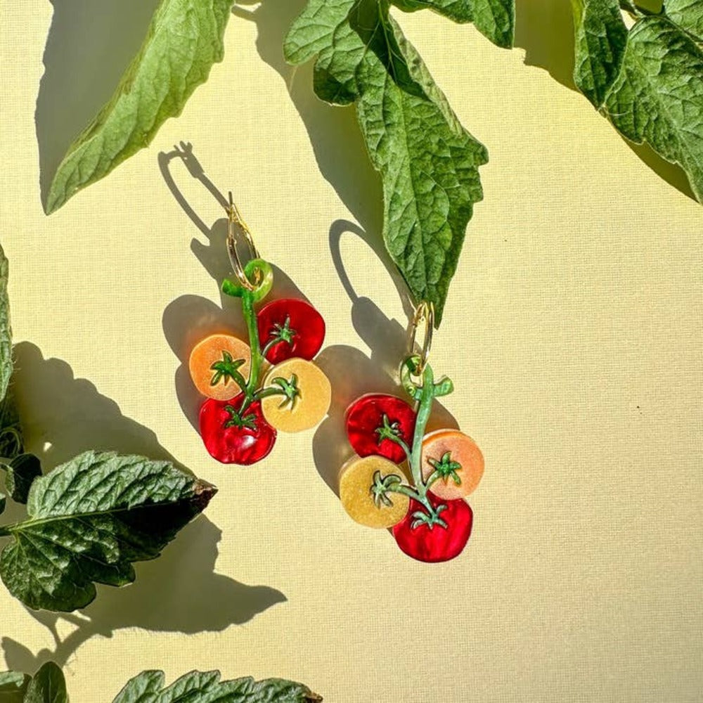 Cherry Tomato Acrylic Dangle