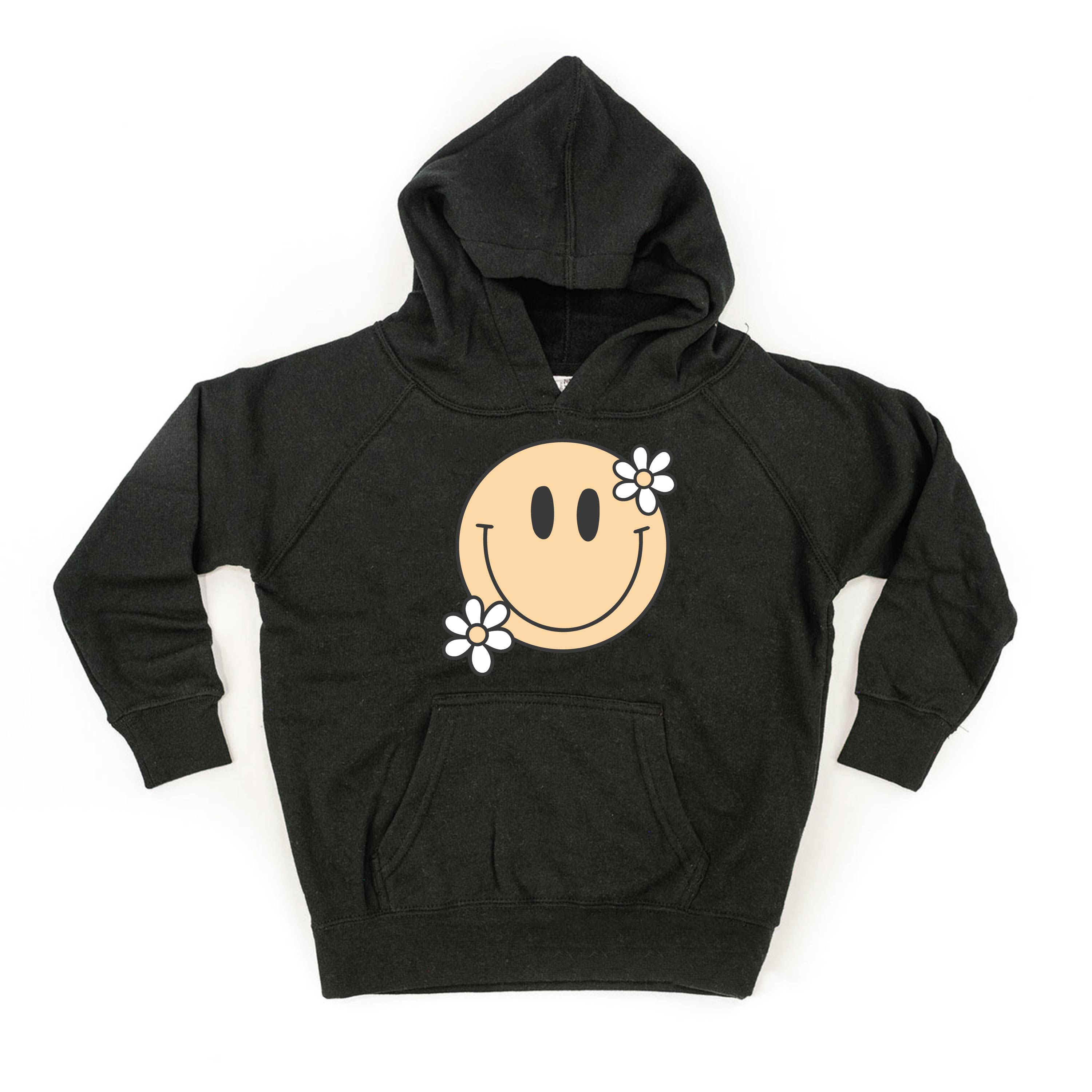 Big Smiley w/ Flowers - Child Hoodie