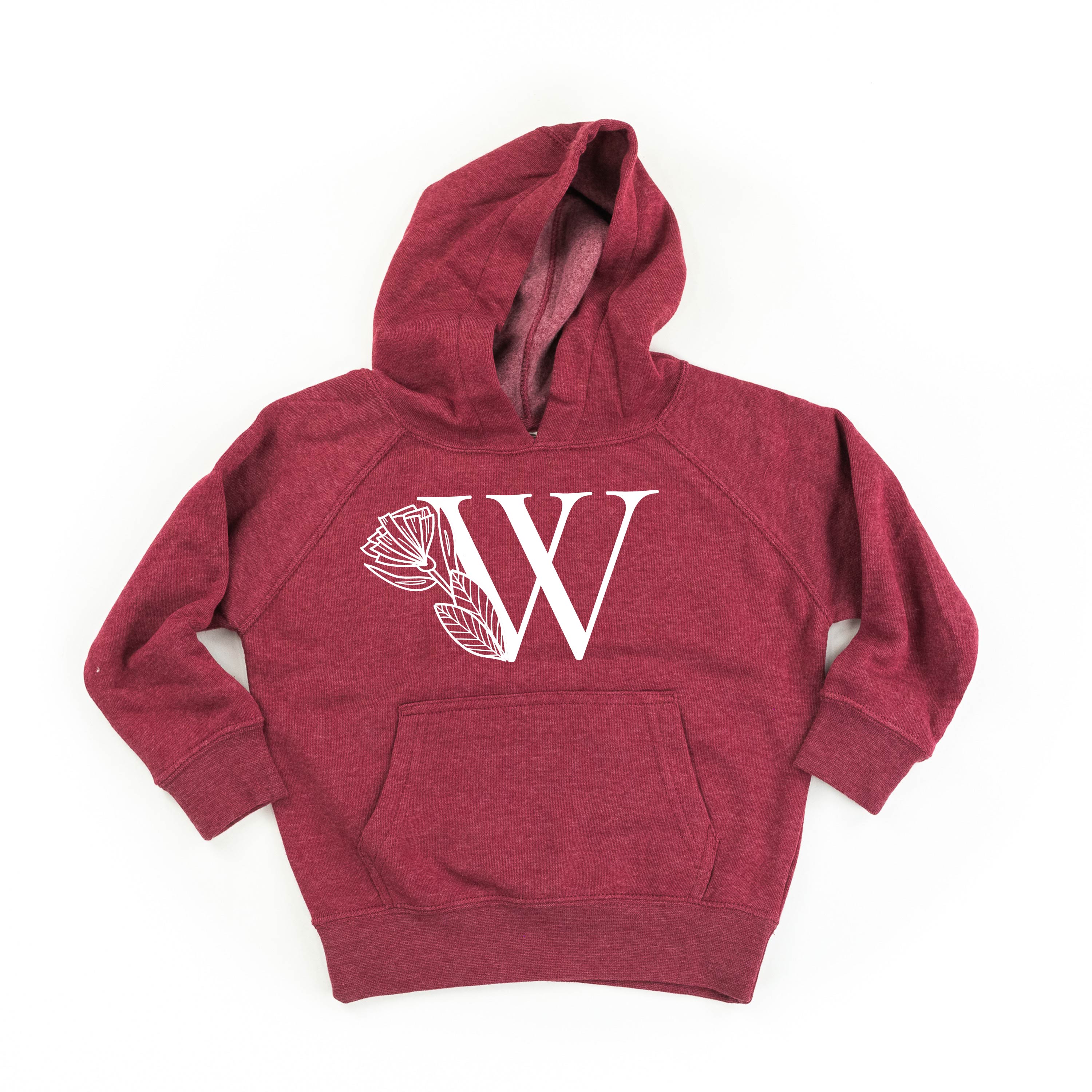 Floral Initials - Child HOODIE