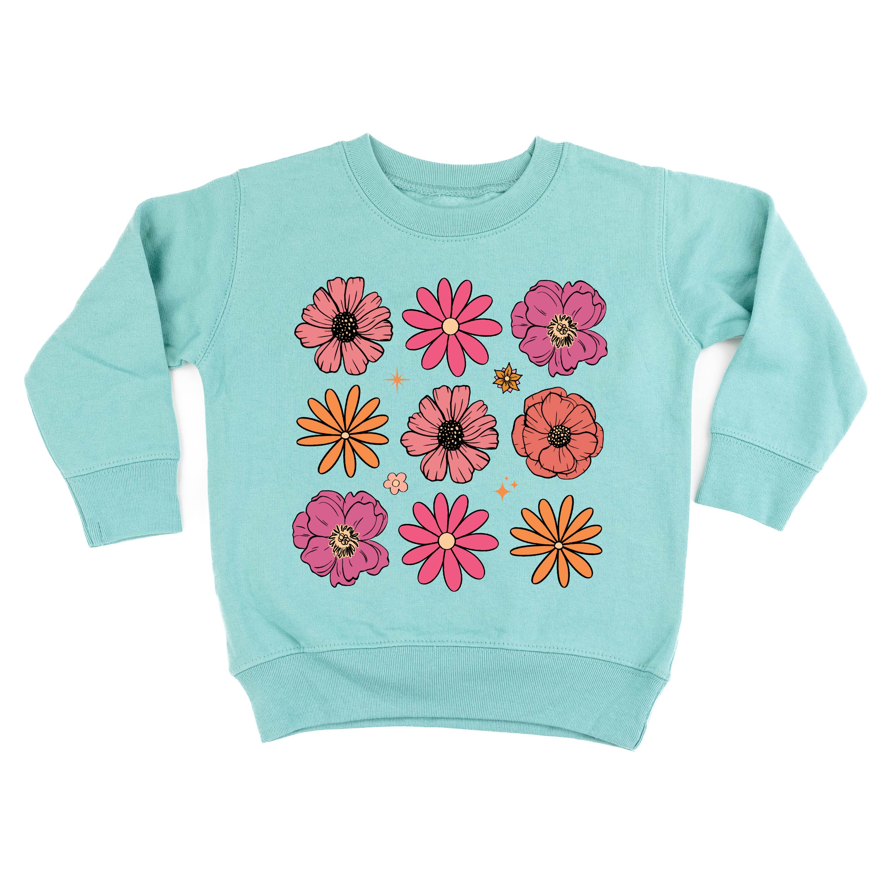 3x3 Spring Flowers - Child Sweater