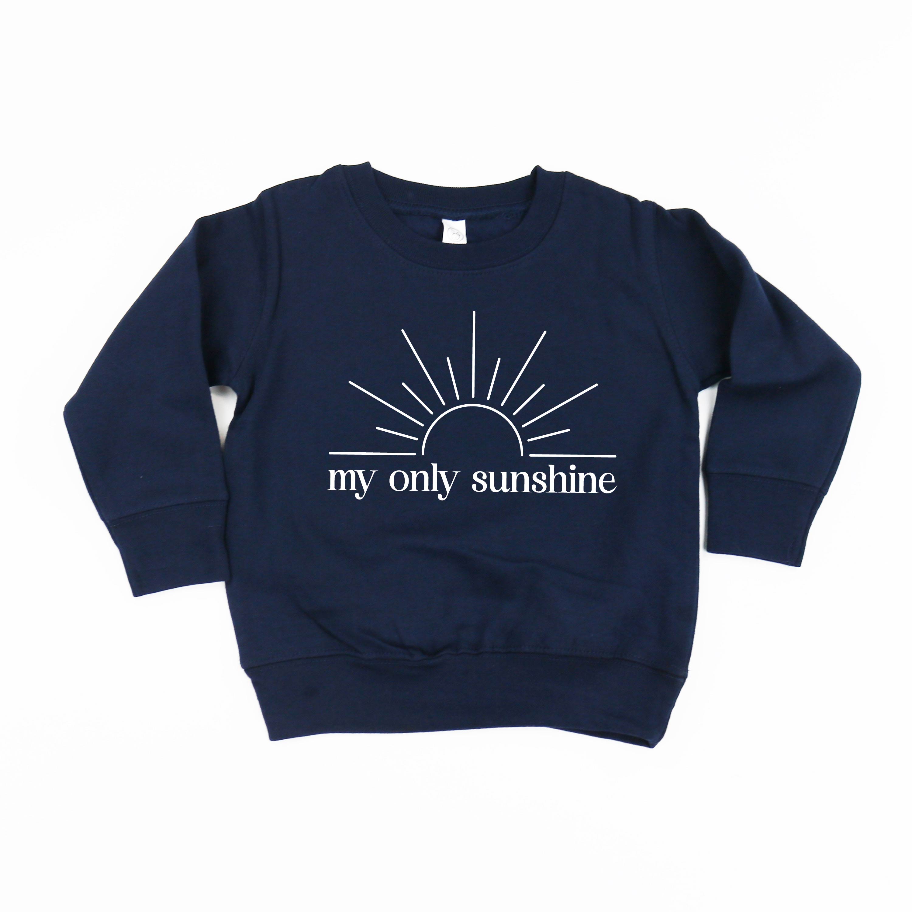My Only Sunshine w/ Full Sun on Back - Child Sweater