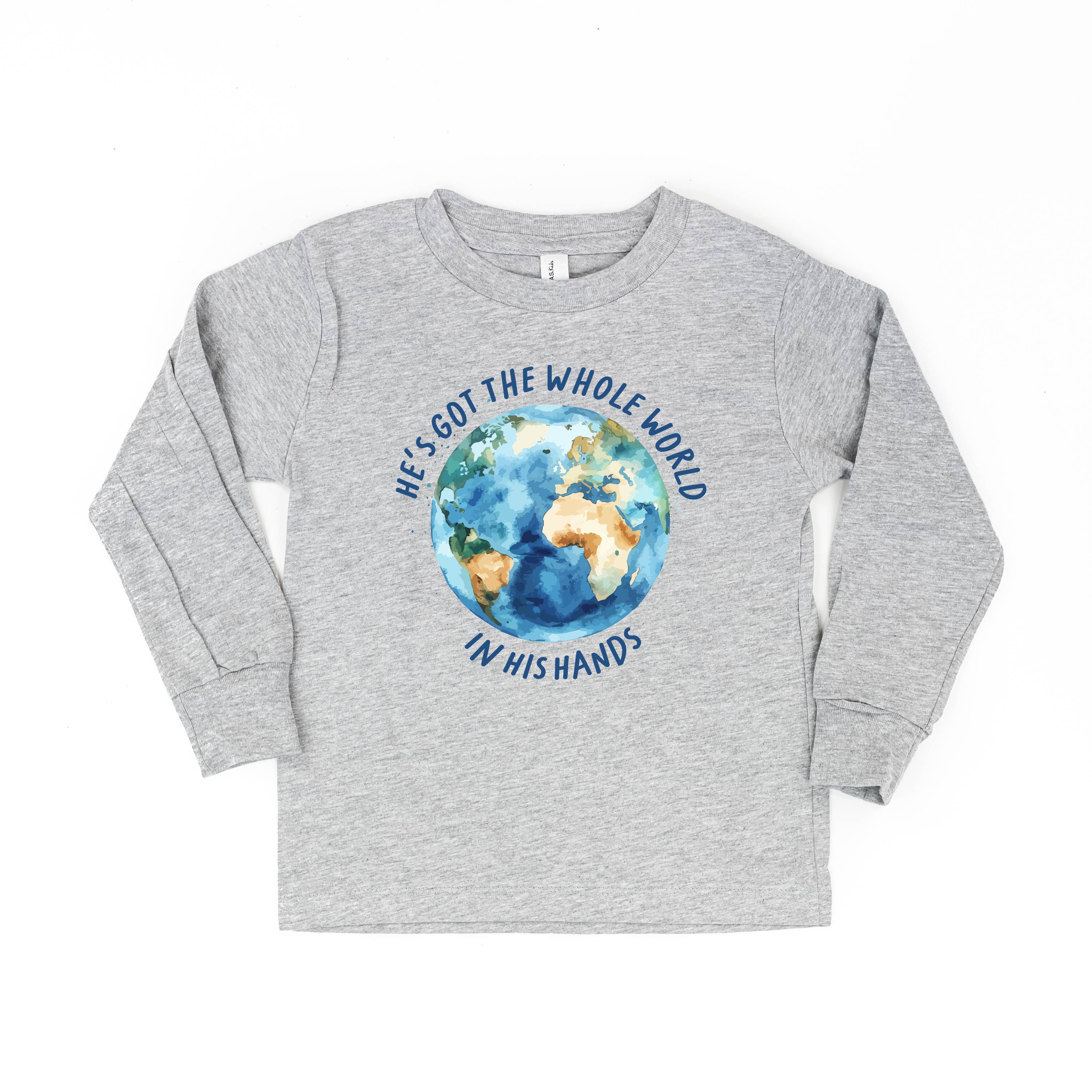 He’s Got The Whole World In His Hands - Child Long Sleeve Tee