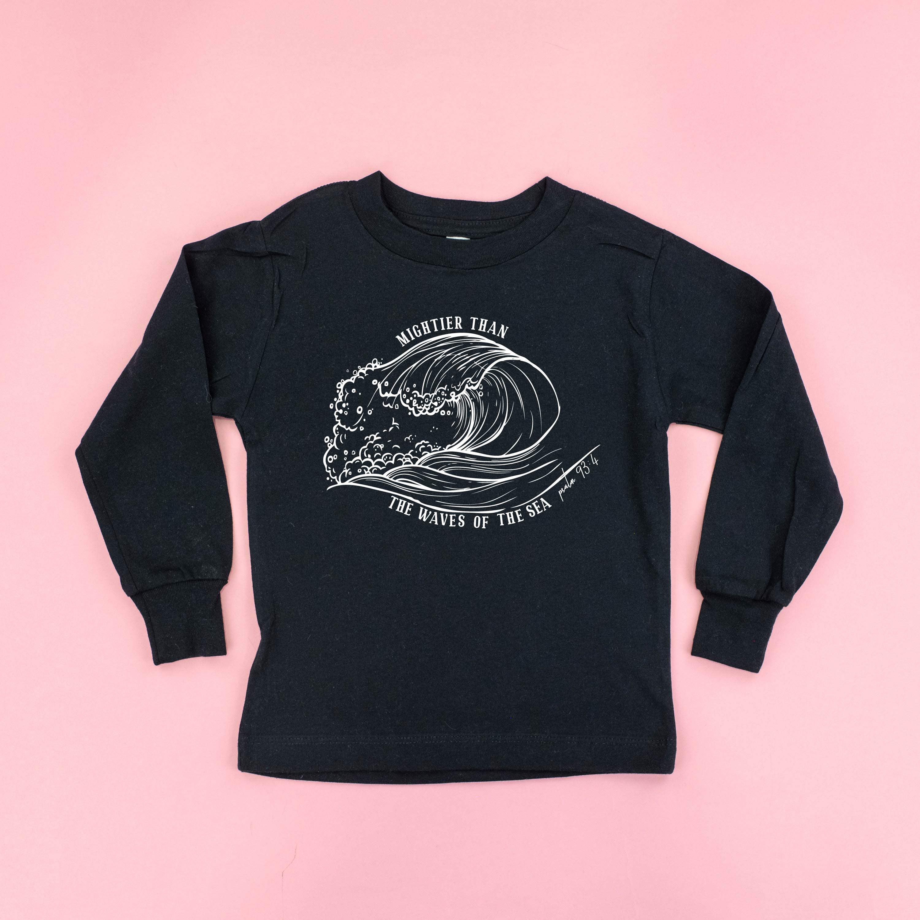 Mightier Than The Waves Of The Sea - Child Long Sleeve Tee