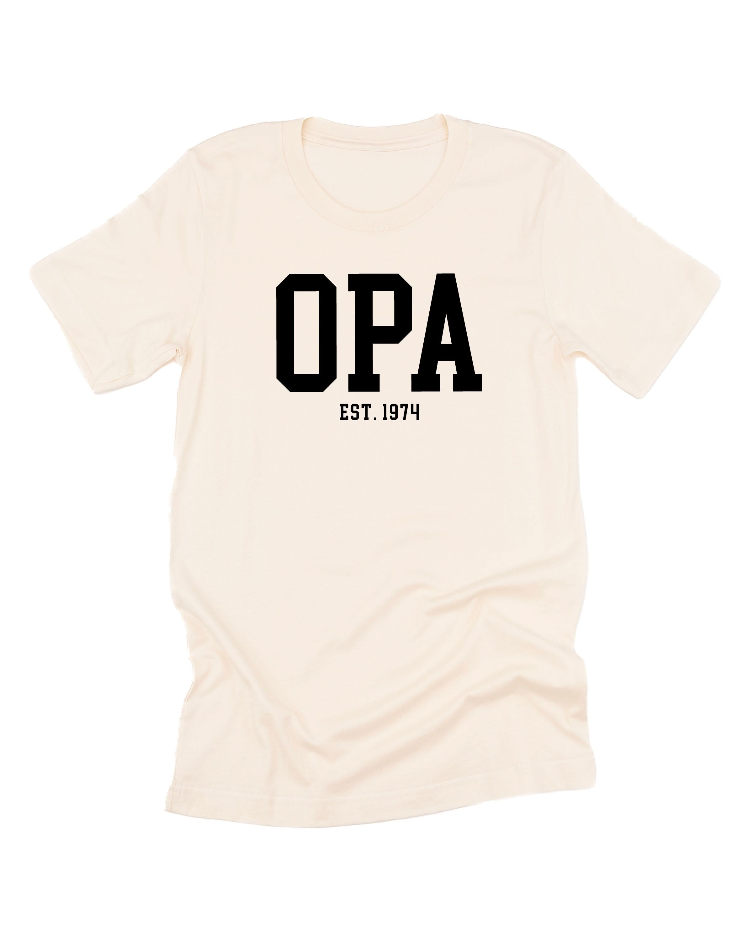 &quot;(Choose Your Grandpa Name) - Est. (Select Your Year)&quot; ﻿- Unisex Tee