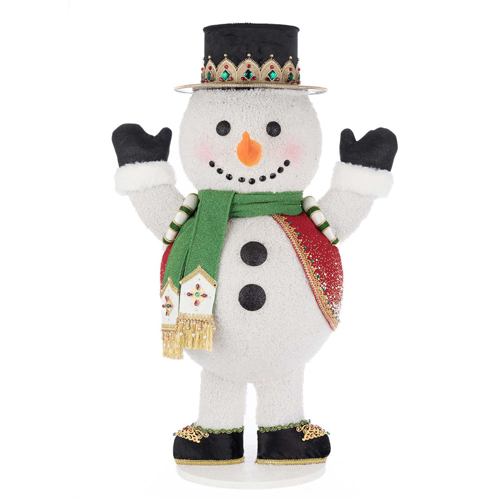 Christmas Ball Snowman Candy Container by Katherine&amp;#39;s Collection
