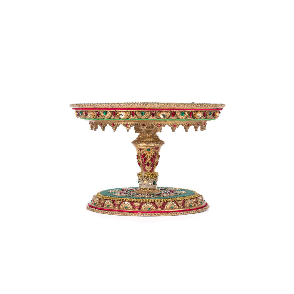 Christmas Castle Cake Plate by Katherine&amp;#39;s Collection